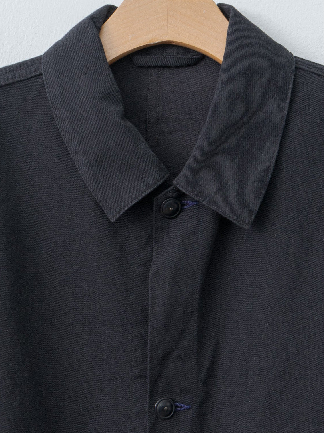 Namu Shop - Kaptain Sunshine Cotton Drill Coverall Jacket - Black