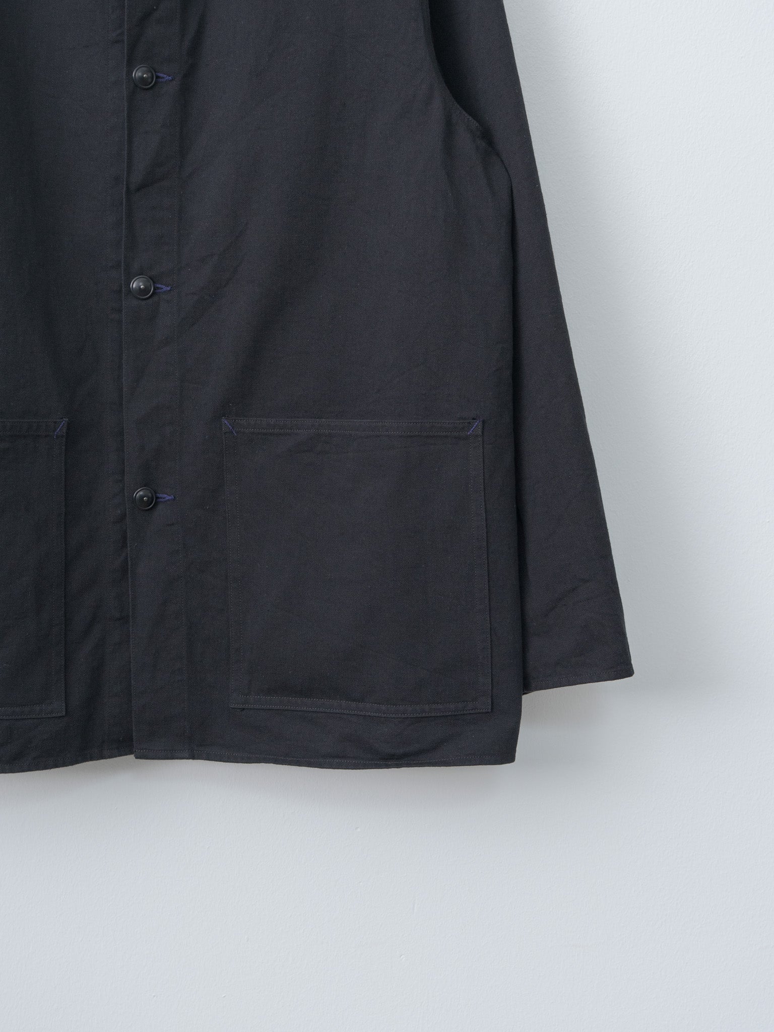Namu Shop - Kaptain Sunshine Cotton Drill Coverall Jacket - Black