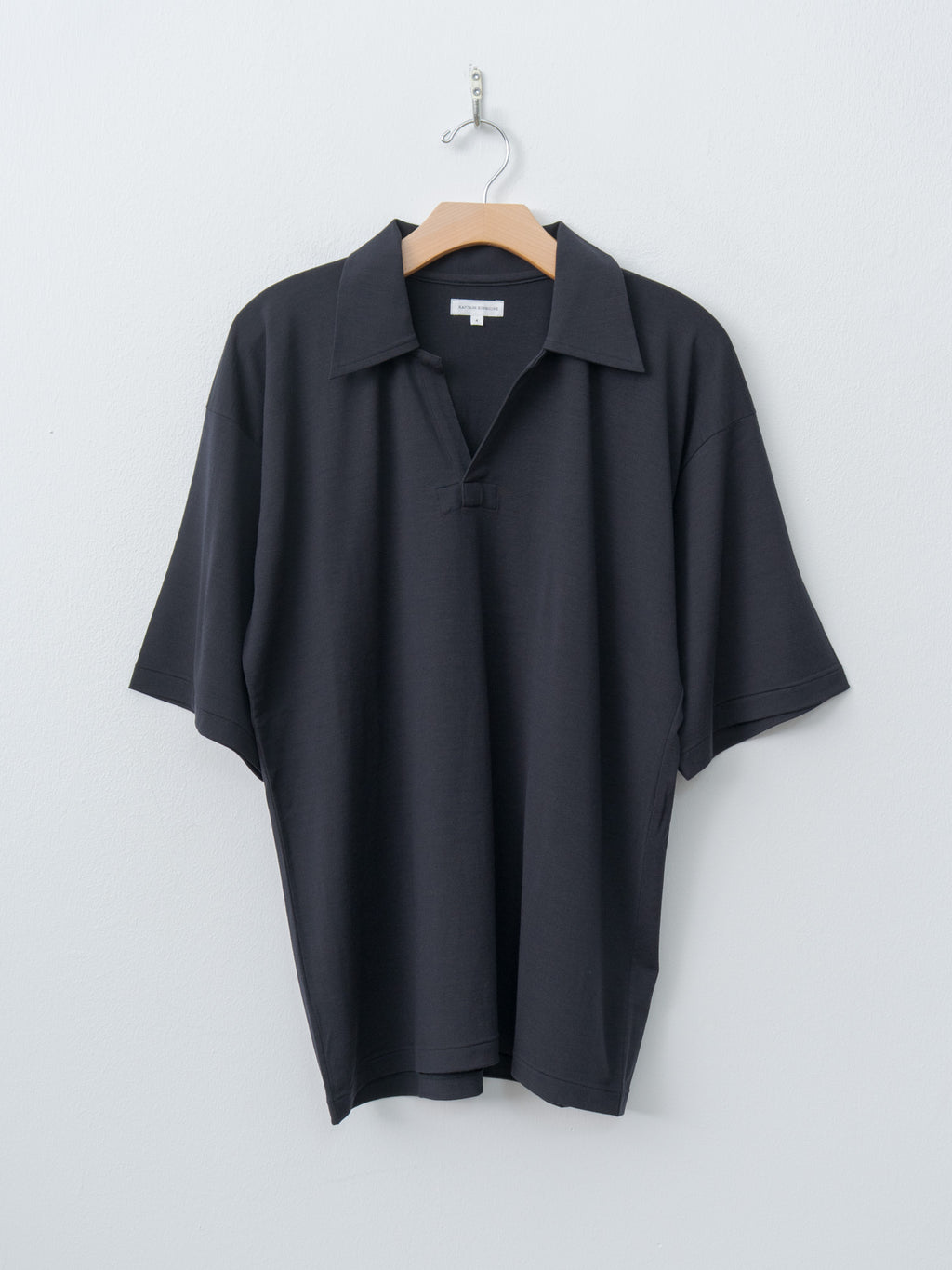 Namu Shop - Kaptain Sunshine Super Soft Merino Half-sleeve Skipper Tee - Navy