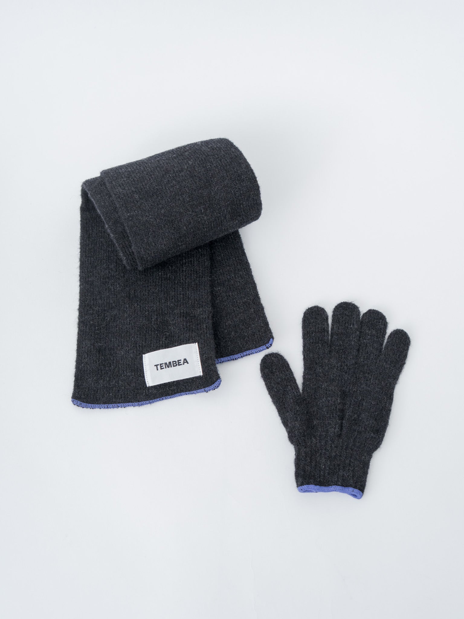 Namu Shop - Tembea Gloves - Charcoal / Lavender