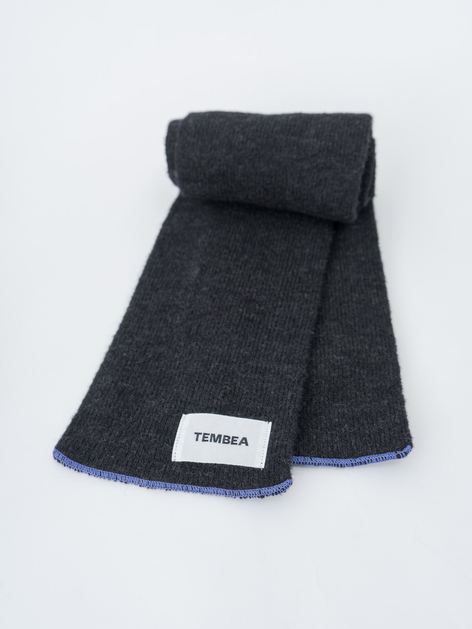 Namu Shop - Tembea Muffler - Charcoal / Lavender