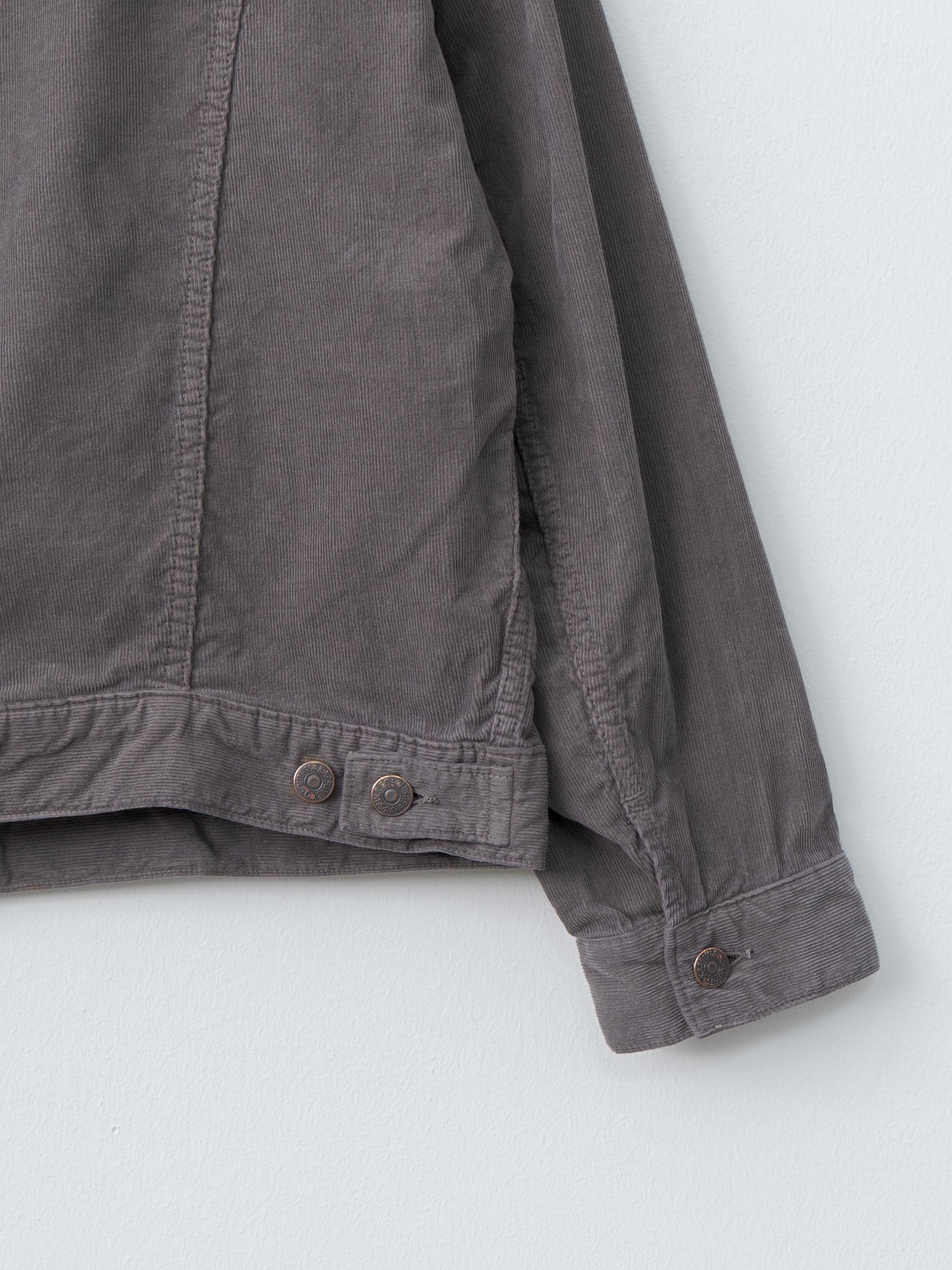 Namu Shop - Kaptain Sunshine Cotton Corduroy T-3 Jacket - Grey