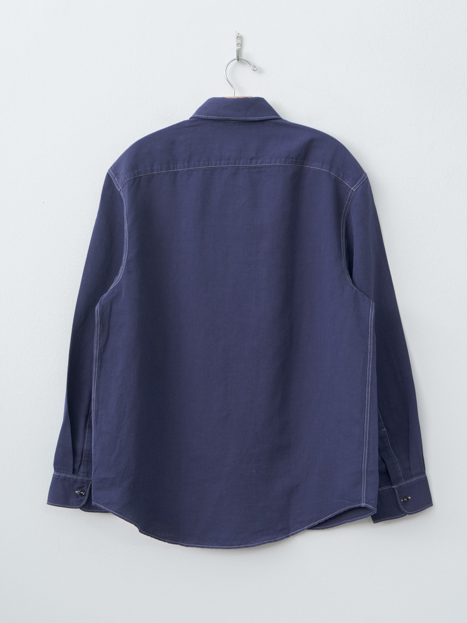 Namu Shop - Studio Nicholson LOURO Utility Pocket Shirt - Indigo