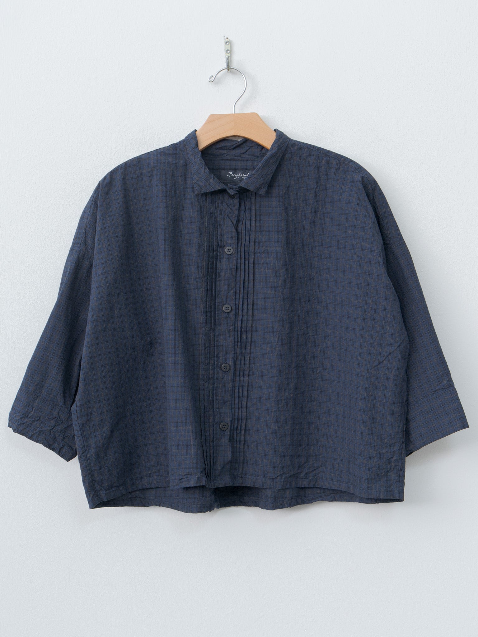 Namu Shop - Bergfabel Claudia Shirt - Navy Check