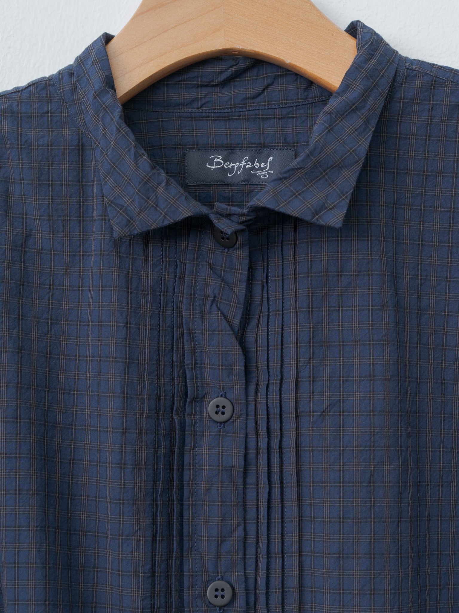 Namu Shop - Bergfabel Claudia Shirt - Navy Check
