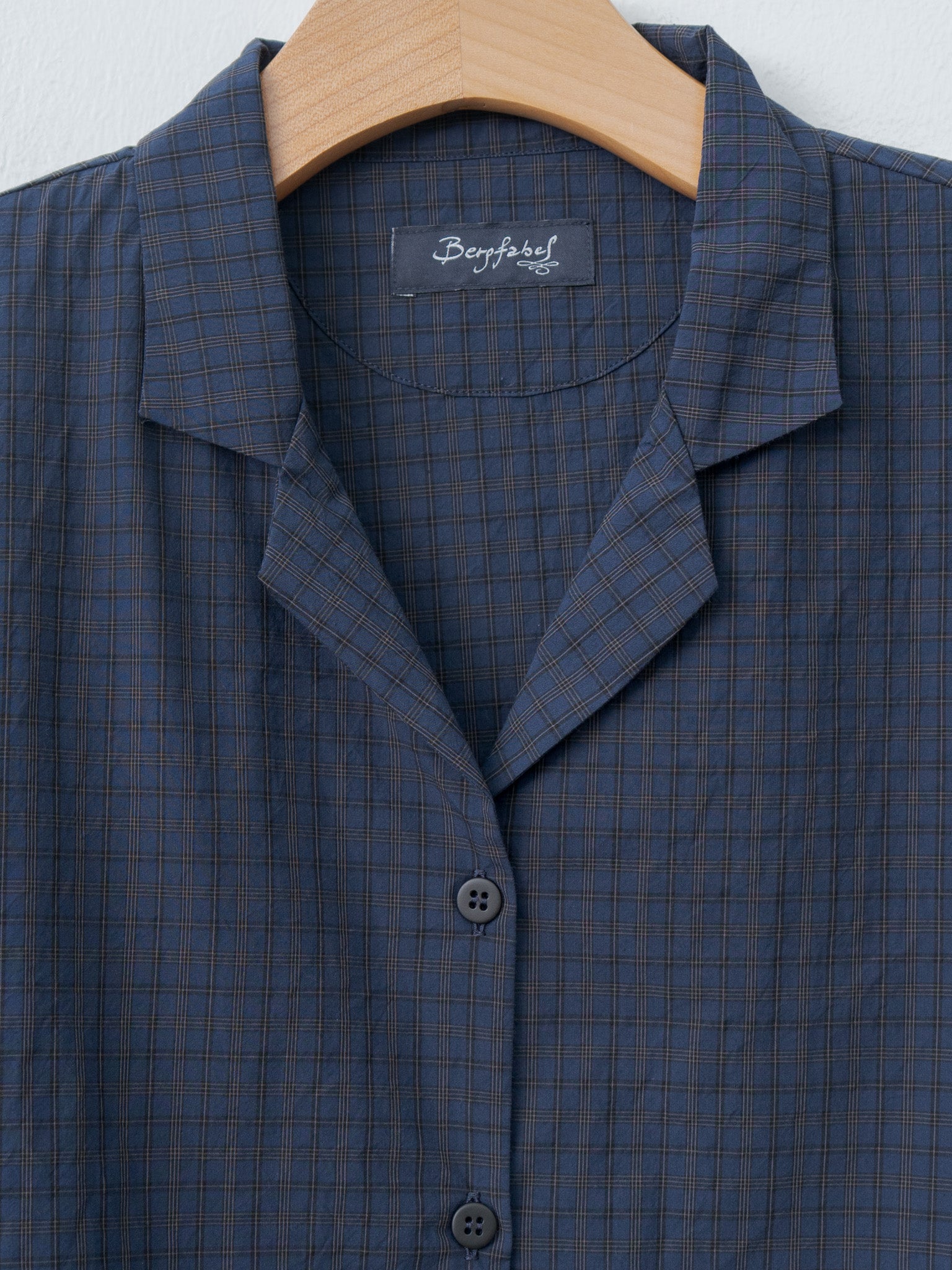 Namu Shop - Bergfabel Jenny Shirt - Navy Check