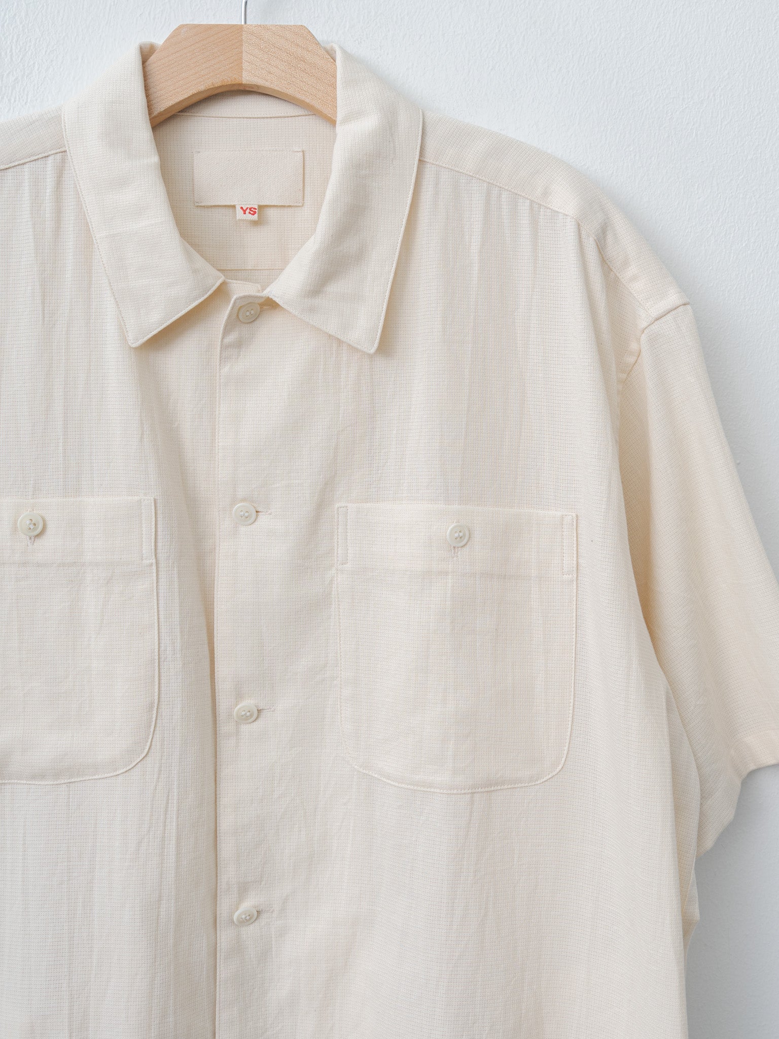 Namu Shop - Yoko Sakamoto Utility S/S Shirt - Ecru
