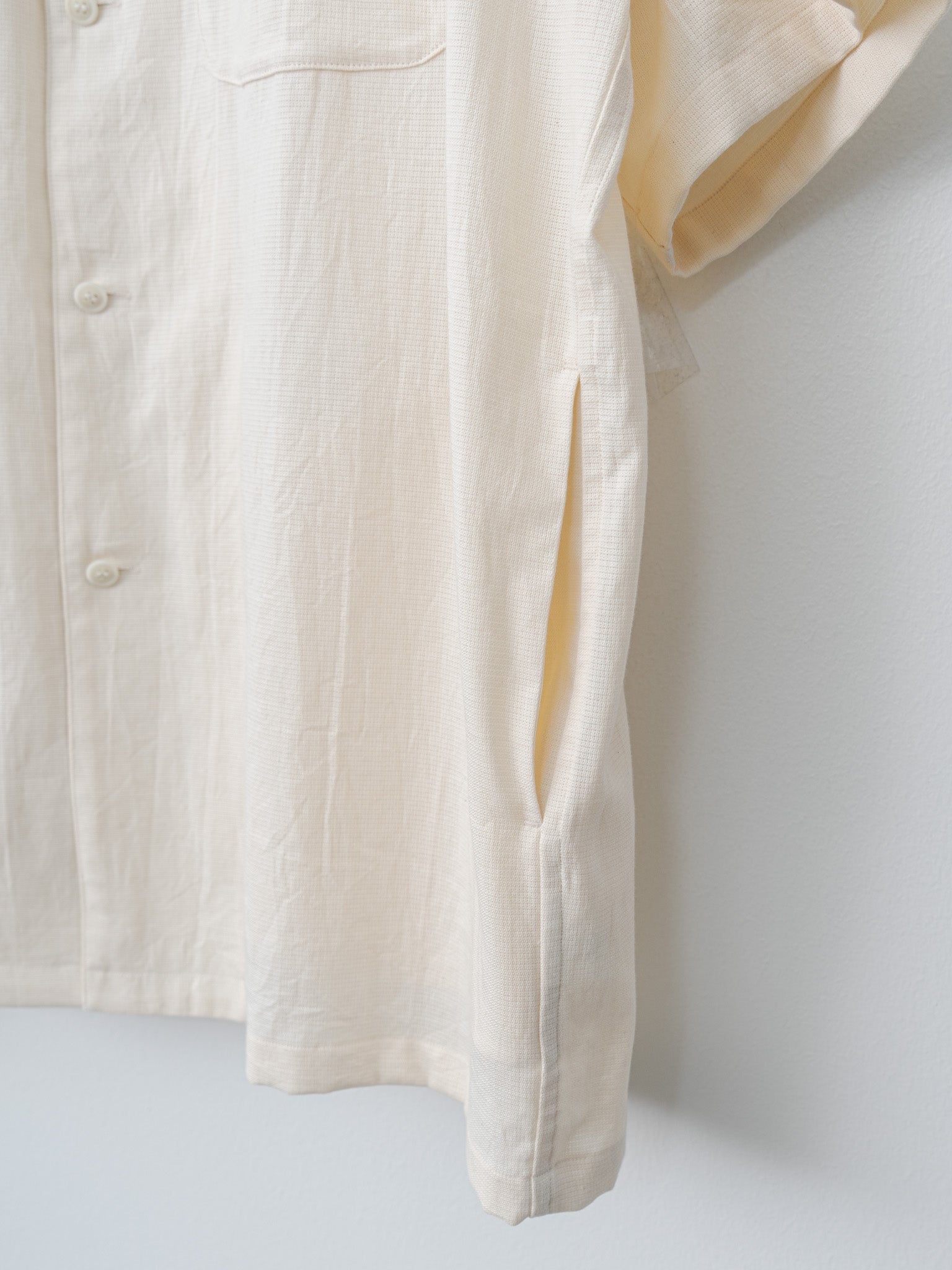 Namu Shop - Yoko Sakamoto Utility S/S Shirt - Ecru