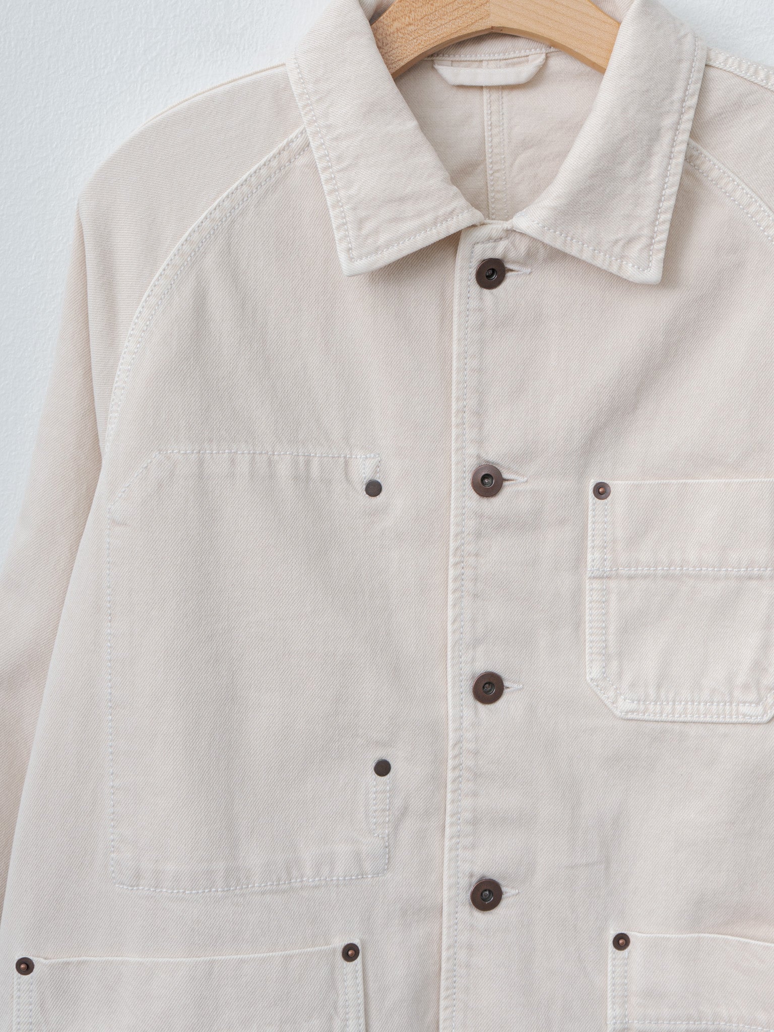 Namu Shop - Casey Casey Camille Denim Jacket DENIM - Ivory