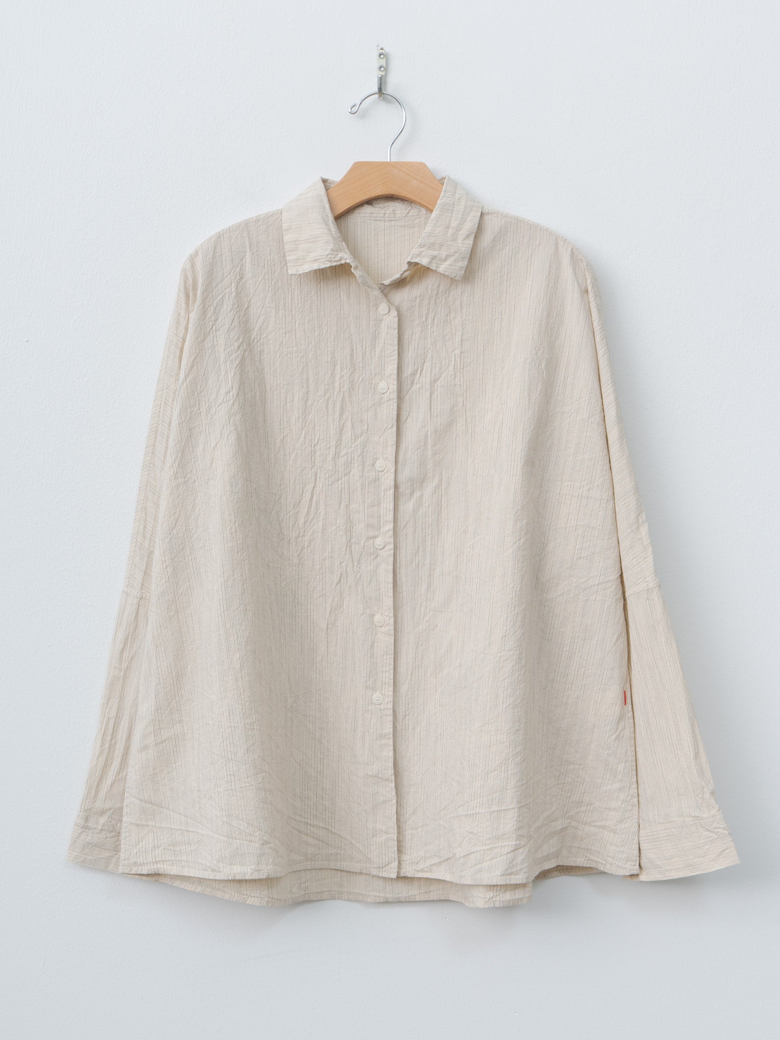 Namu Shop - Casey Casey Waga LS Shirt WIND STRIPE - Nat Stripe