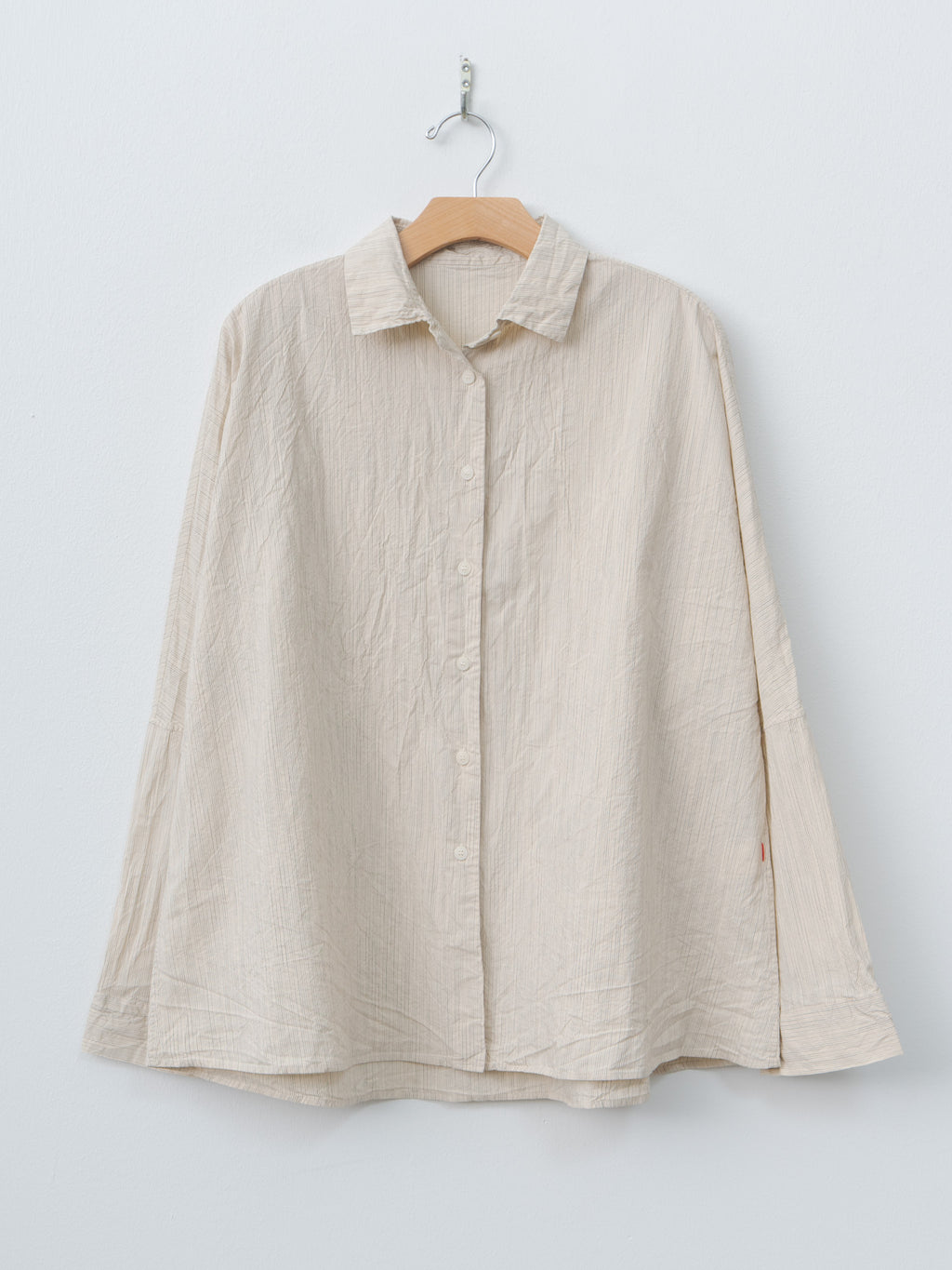 Namu Shop - Casey Casey Waga LS Shirt WIND STRIPE - Nat Stripe