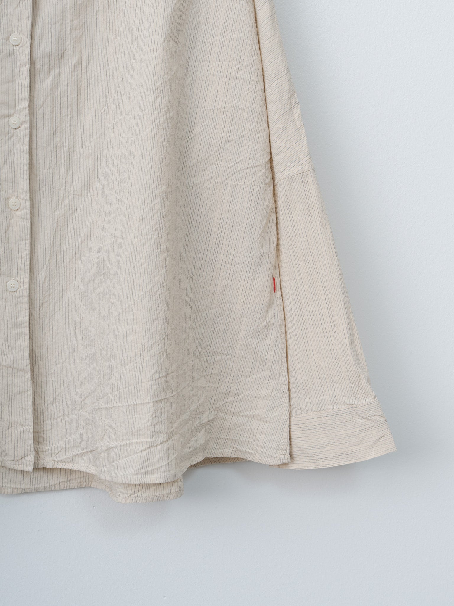 Namu Shop - Casey Casey Waga LS Shirt WIND STRIPE - Nat Stripe