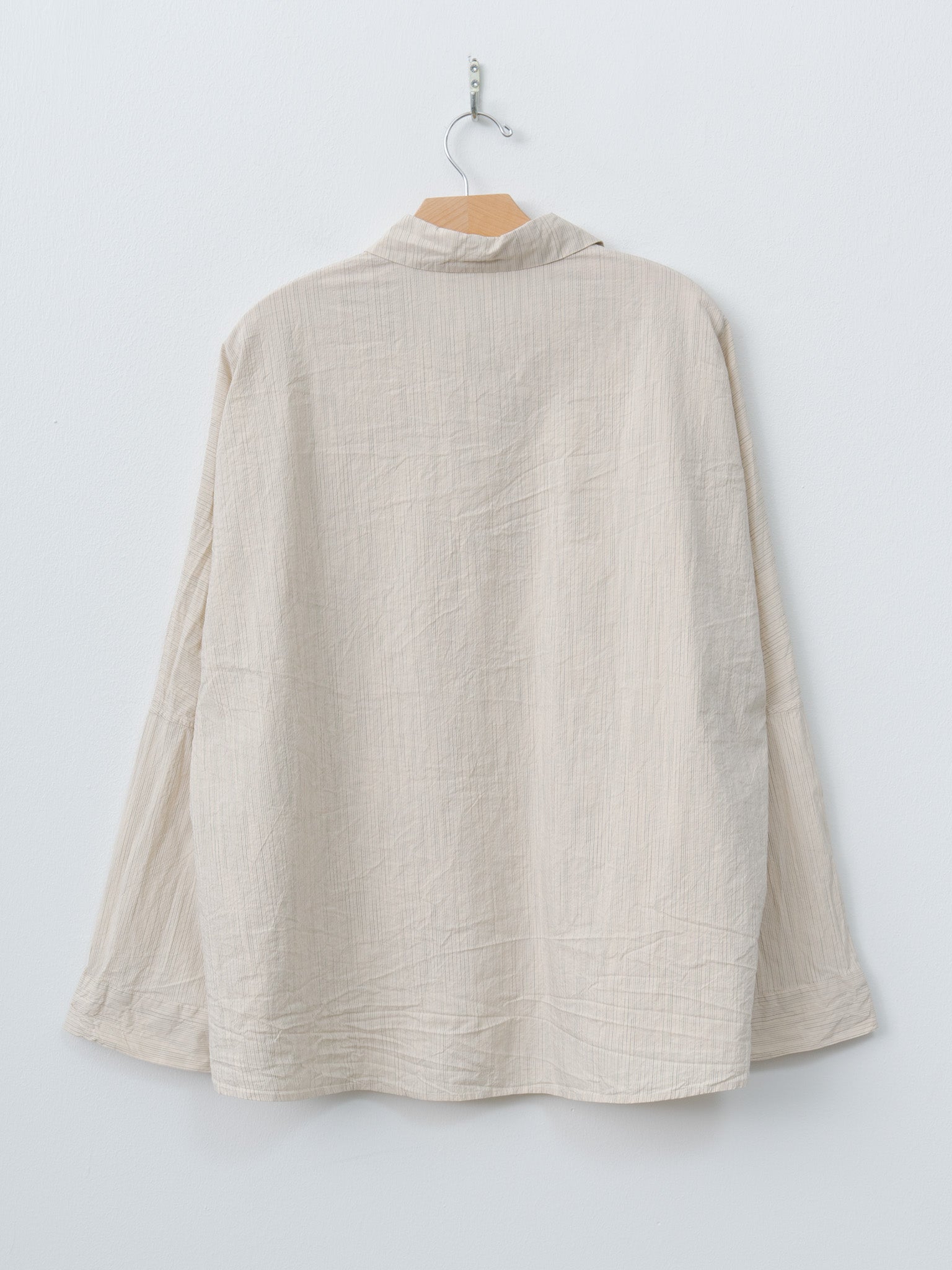 Namu Shop - Casey Casey Waga LS Shirt WIND STRIPE - Nat Stripe