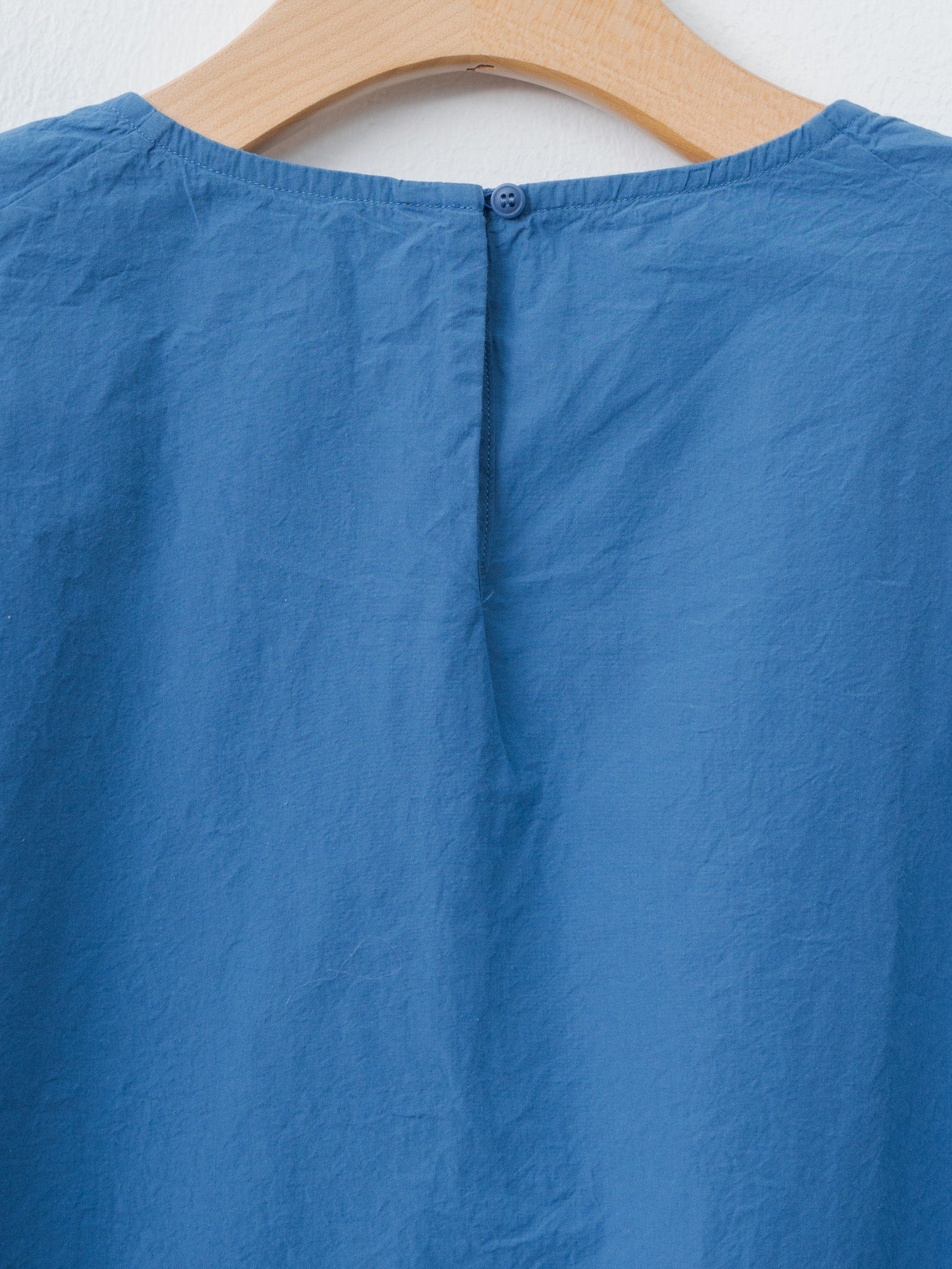 Namu Shop - Casey Casey Simple Top CHALK POPLIN - Medium Blue