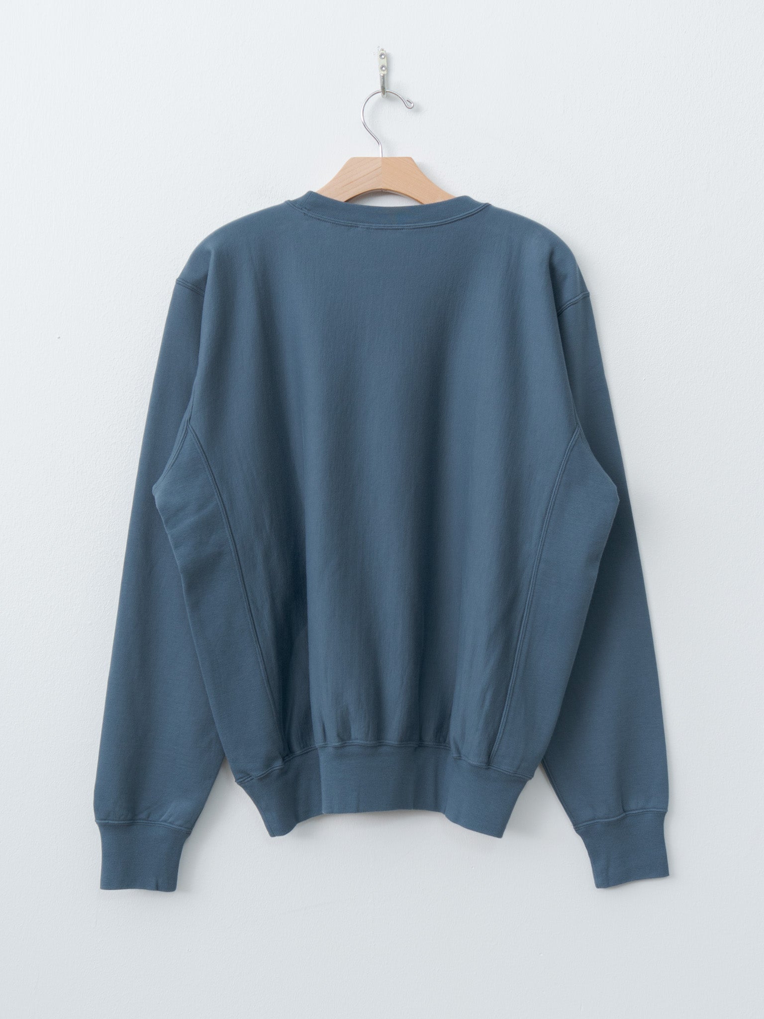 Namu Shop - Auralee Elastic High Gauge Sweat P/O - Dusty Blue