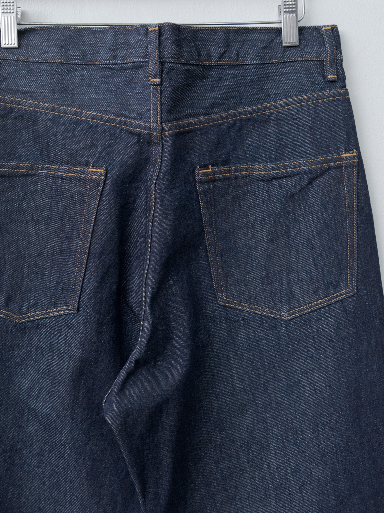 Namu Shop - Auralee Hard Twist Denim Wide Pants - Indigo
