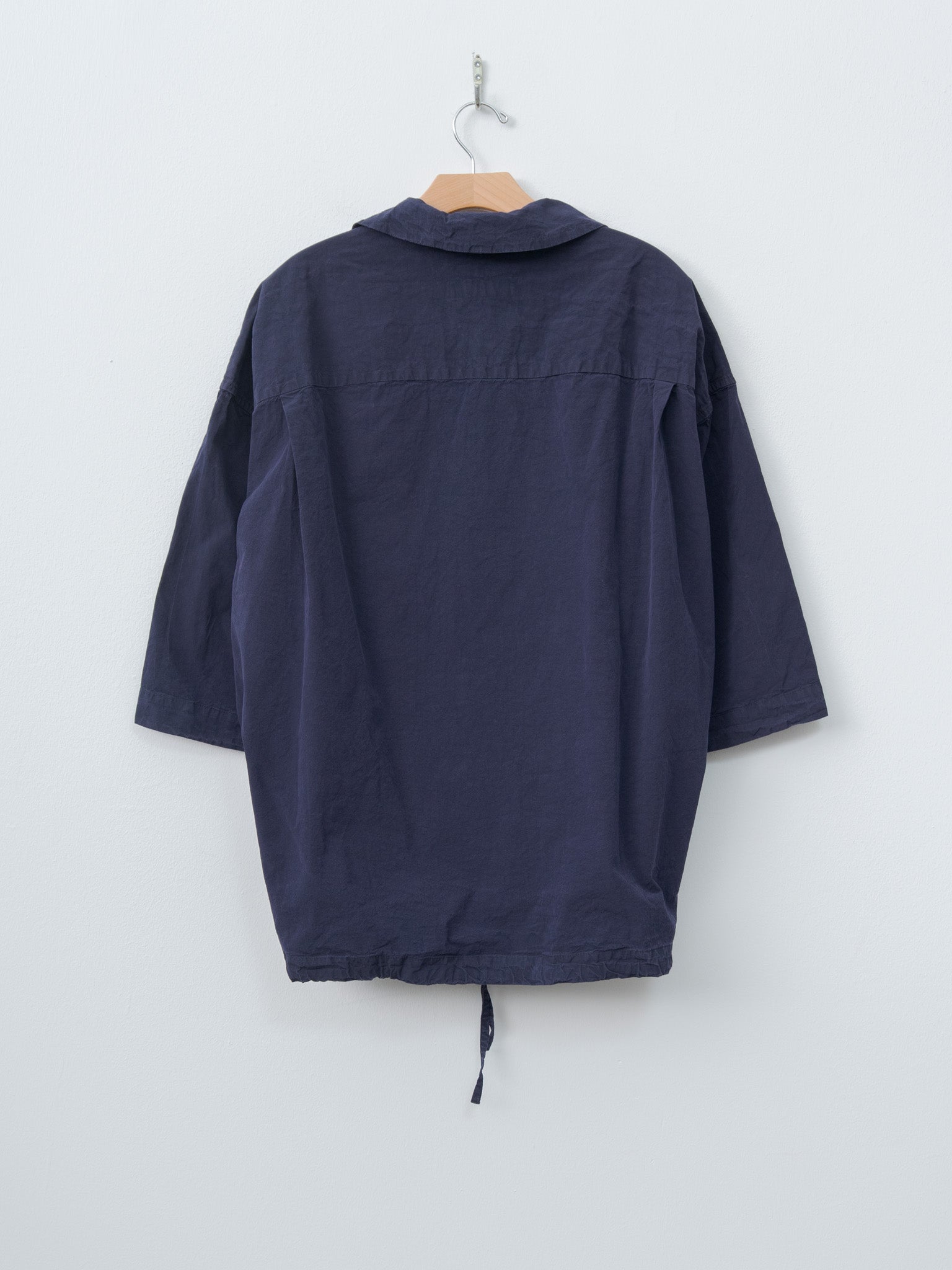 Namu Shop - Casey Casey Mili Volume Shirt PAPER COT - Navy
