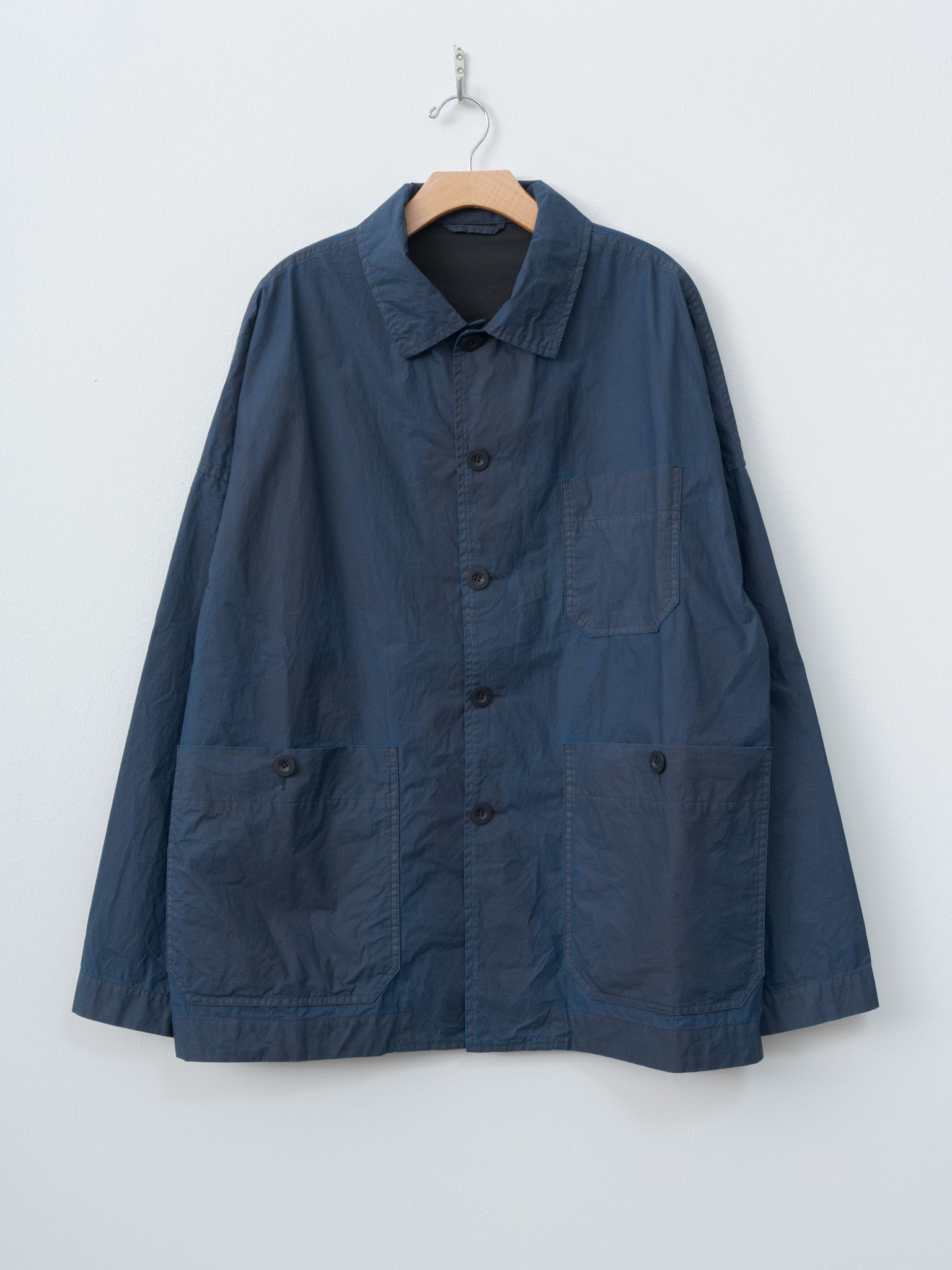 Namu Shop - Casey Casey Higa Travail Jacket PIGMENT WAX - Navy
