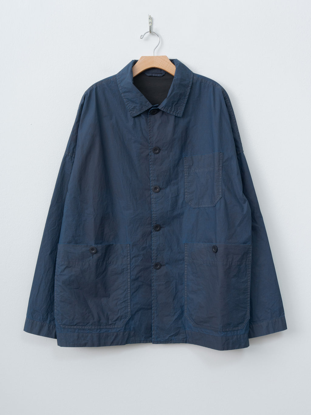 Namu Shop - Casey Casey Higa Travail Jacket PIGMENT WAX - Navy
