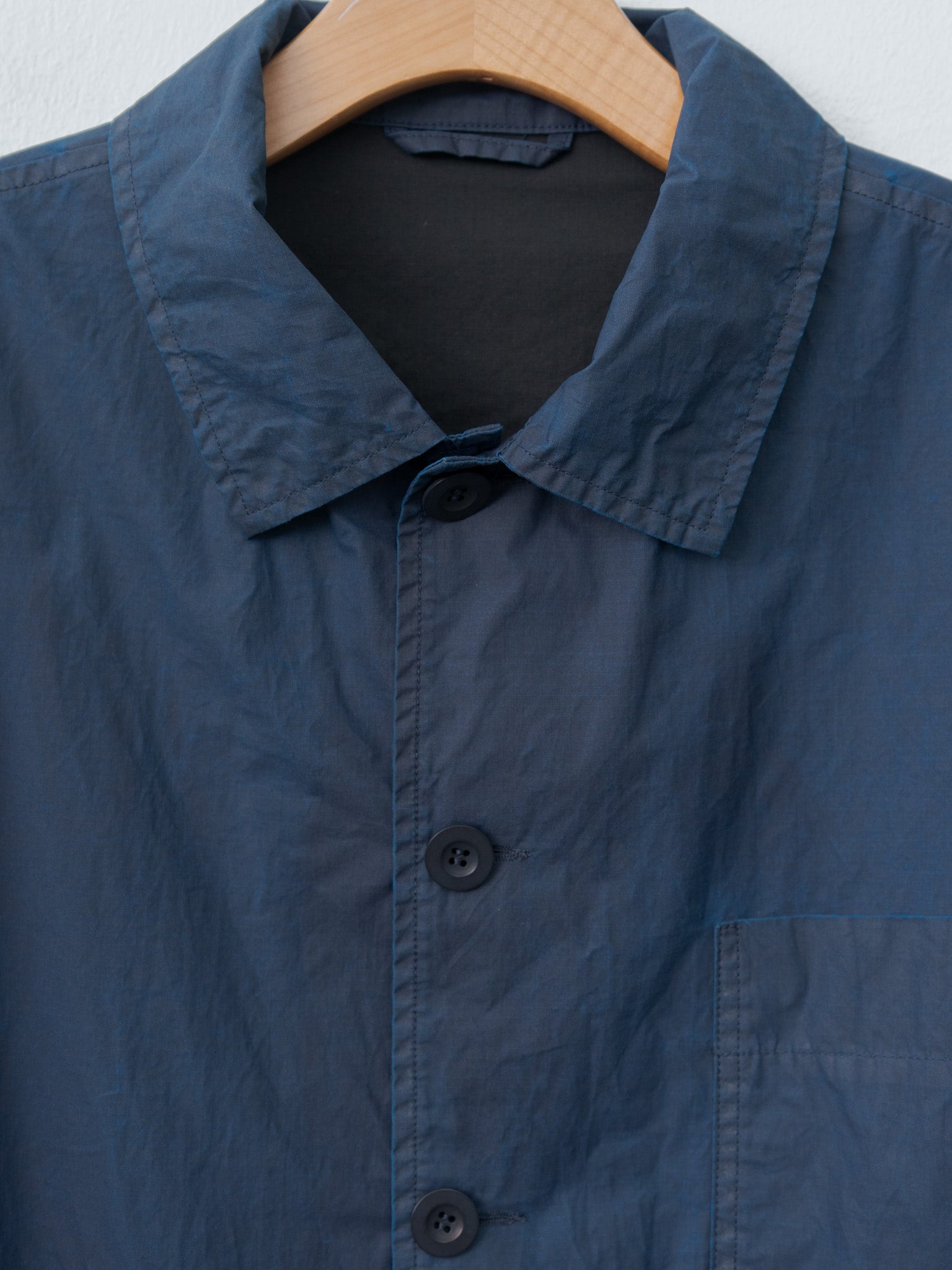 Namu Shop - Casey Casey Higa Travail Jacket PIGMENT WAX - Navy