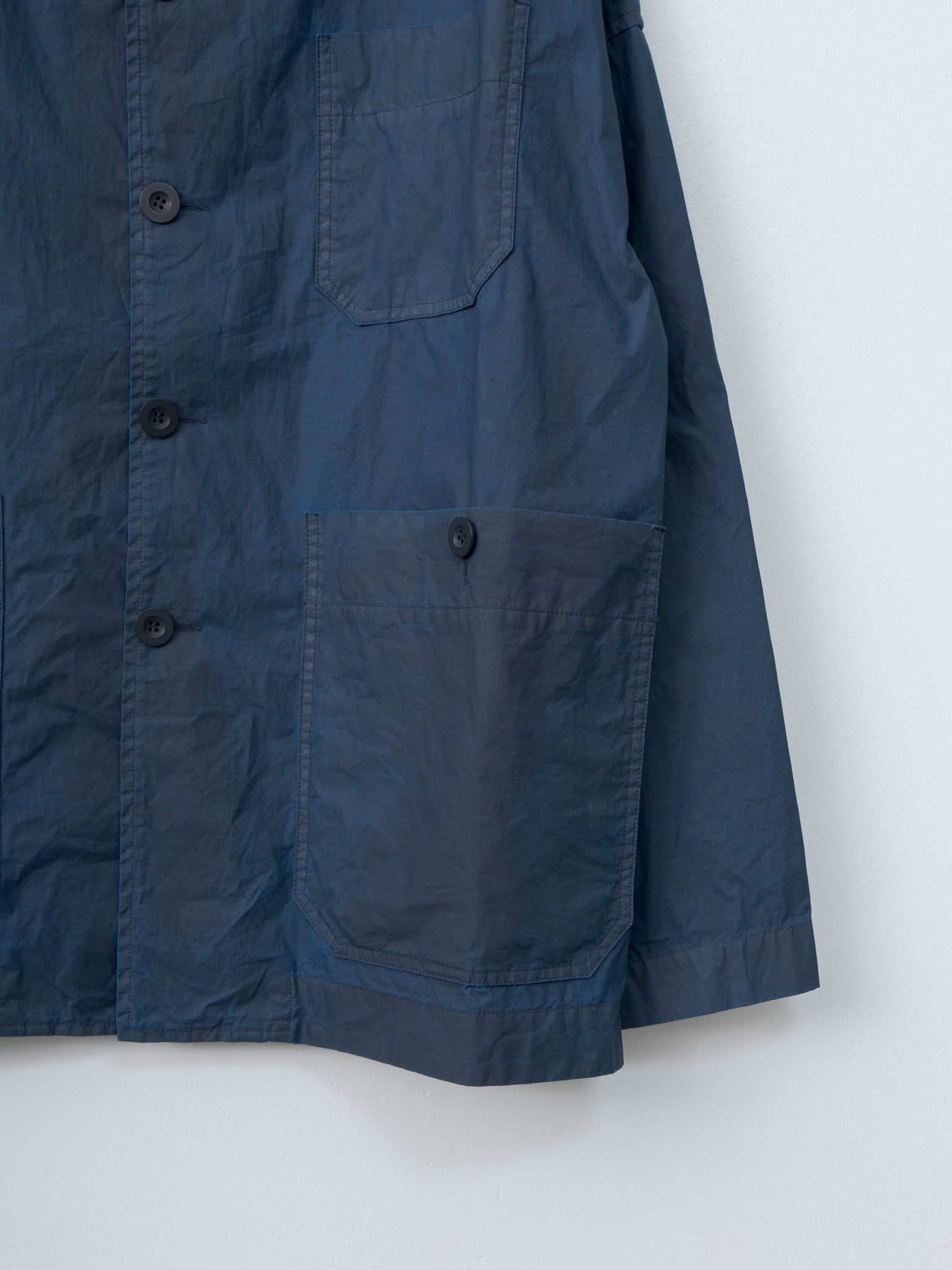 Namu Shop - Casey Casey Higa Travail Jacket PIGMENT WAX - Navy