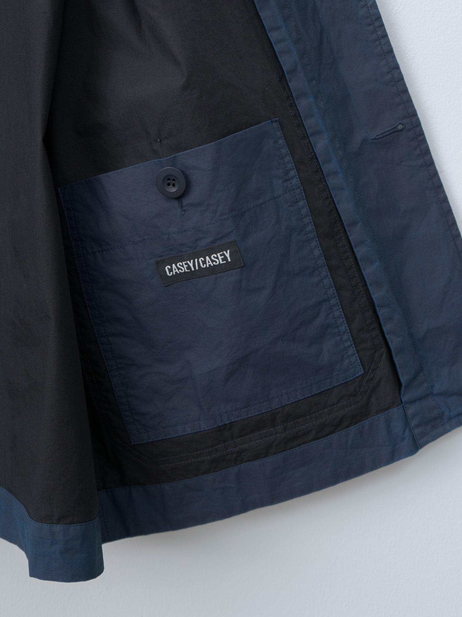 Namu Shop - Casey Casey Higa Travail Jacket PIGMENT WAX - Navy