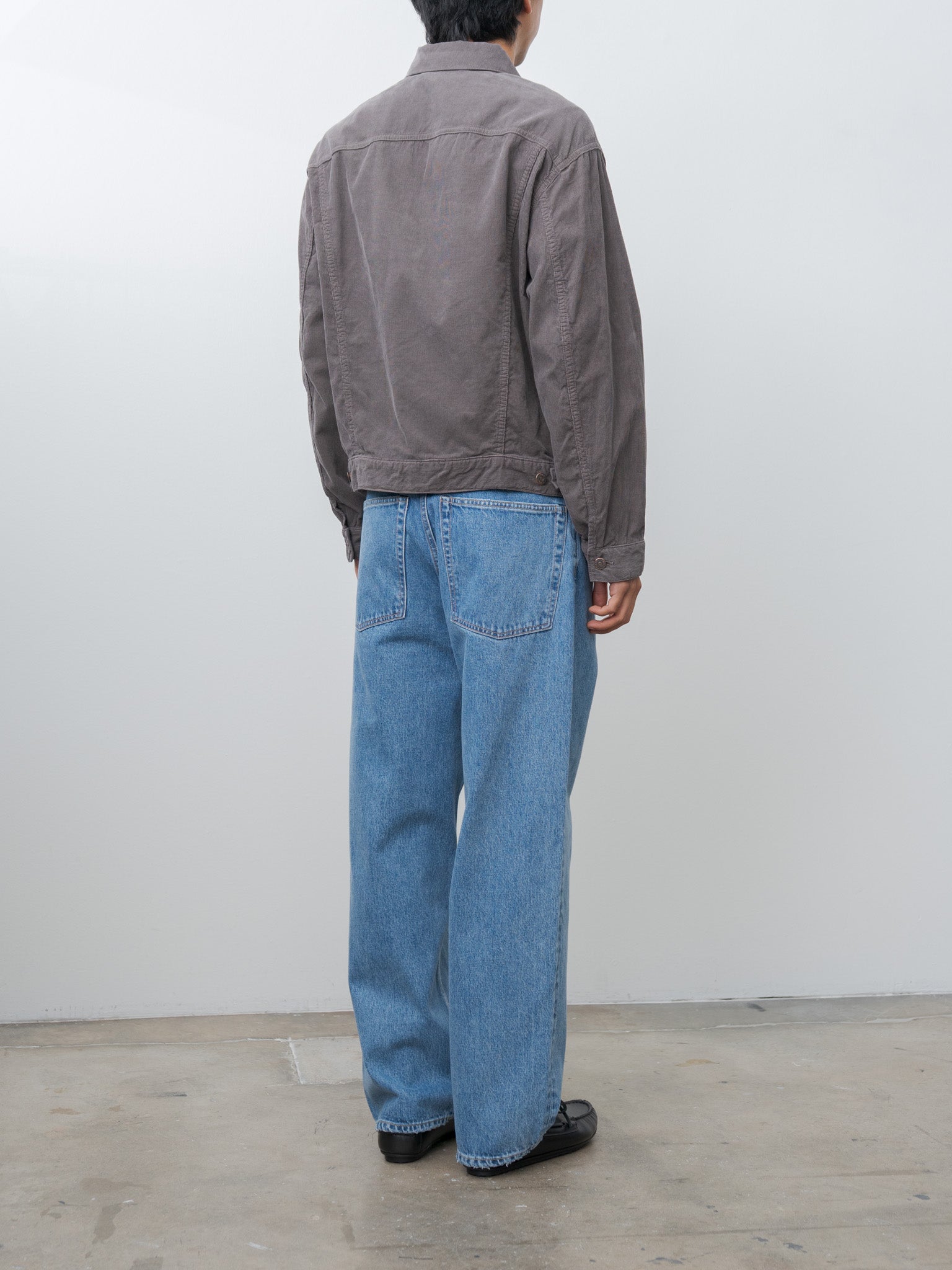 Namu Shop - Kaptain Sunshine Cotton Corduroy T-3 Jacket - Grey