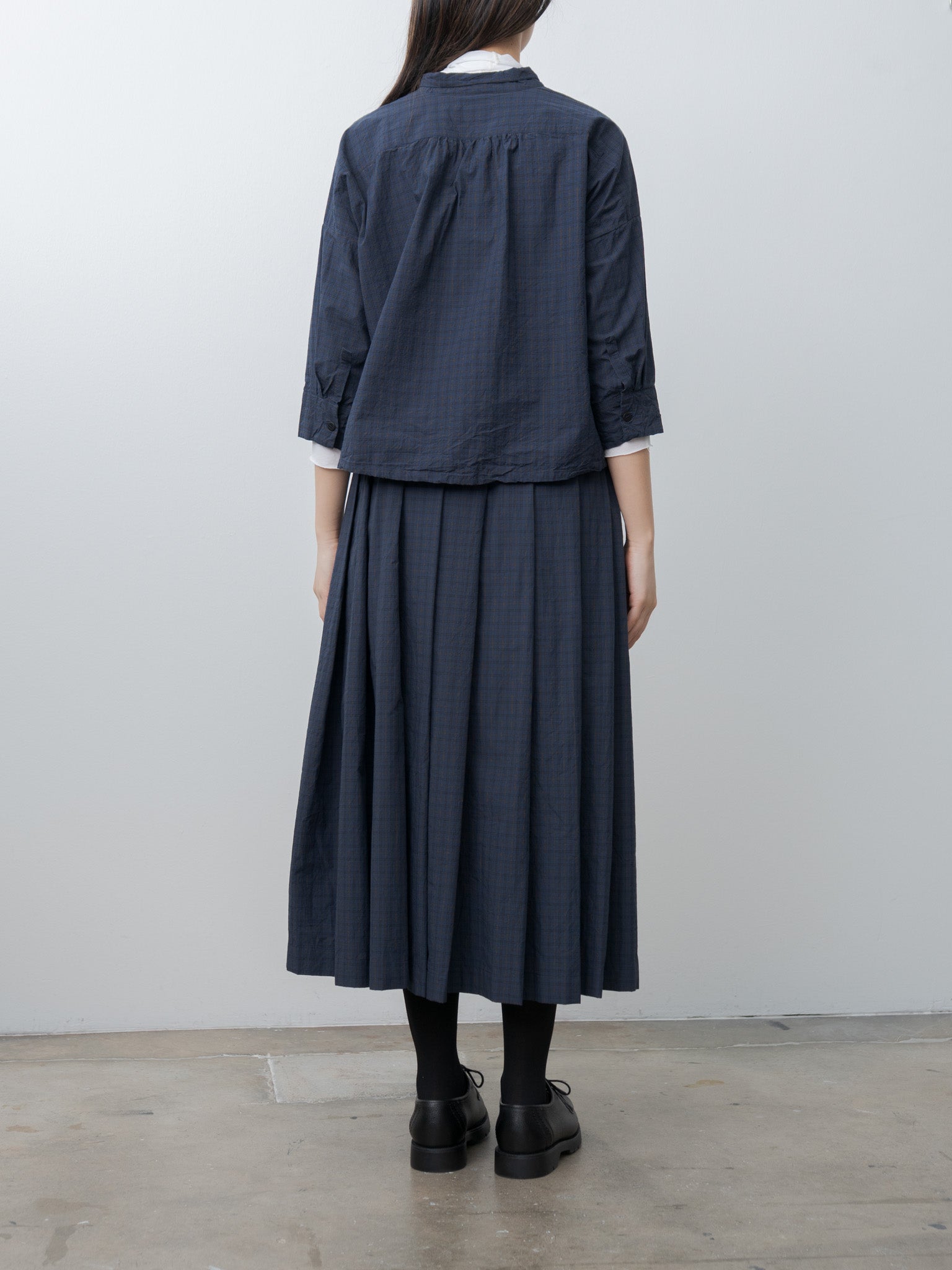 Namu Shop - Bergfabel Claudia Shirt - Navy Check