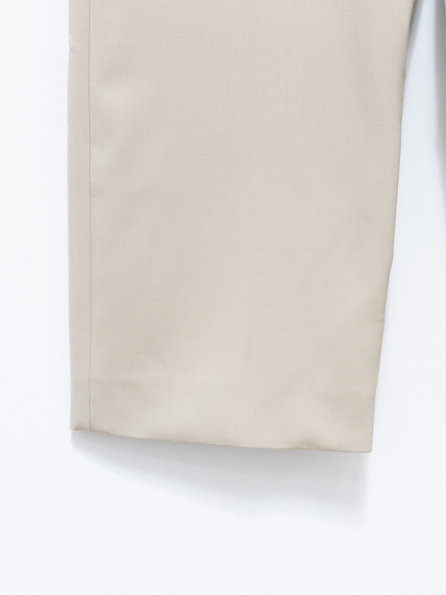 Namu Shop - Studio Nicholson Taupo Rounded Drop Crotch Pant - Light Bamboo