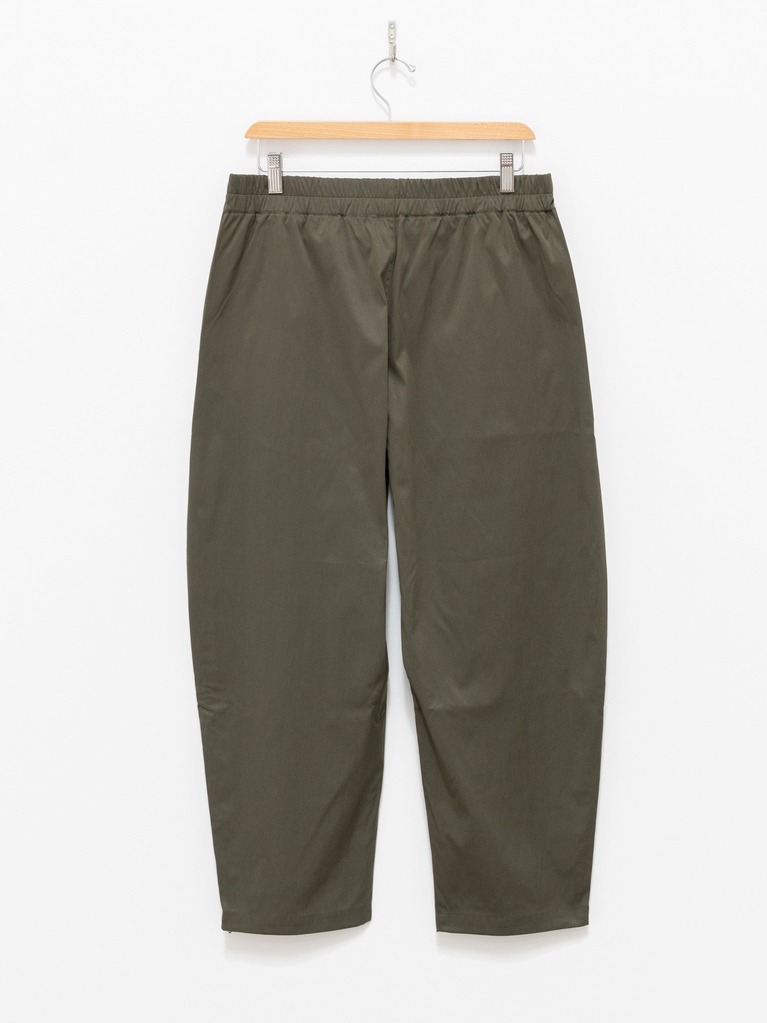 Namu Shop - Studio Nicholson Toba Sporty Curve Leg Pant - Army Green