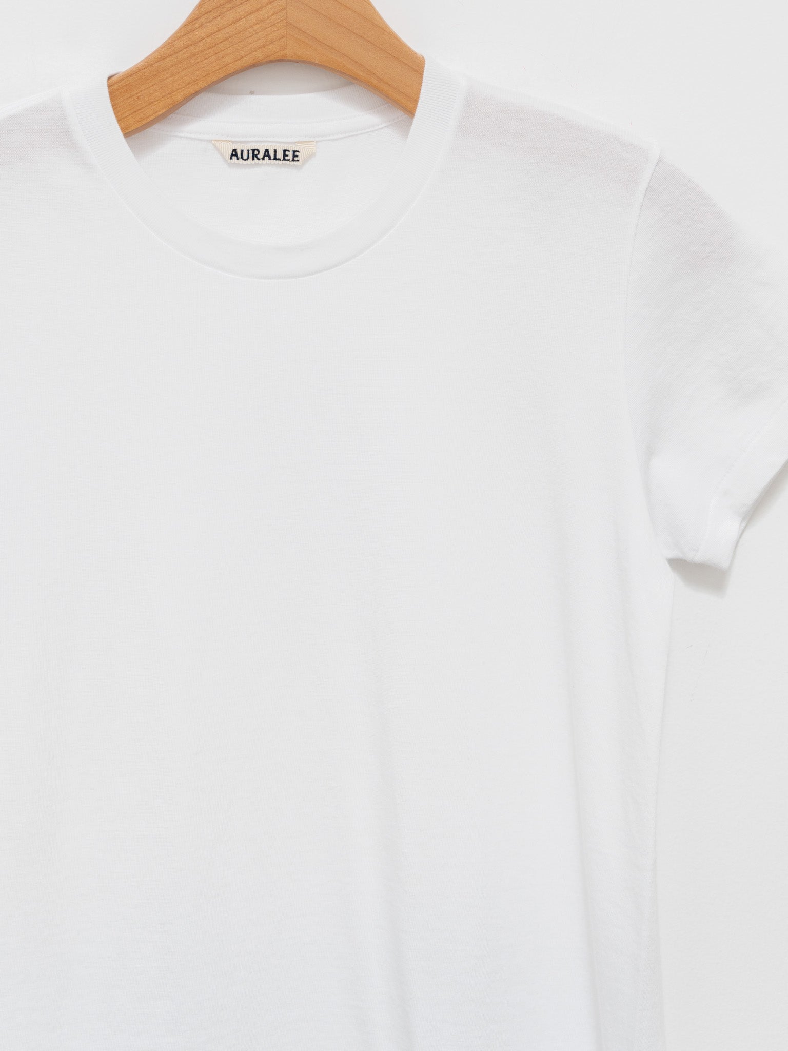 Namu Shop - Auralee Seamless Crewneck Tee - White