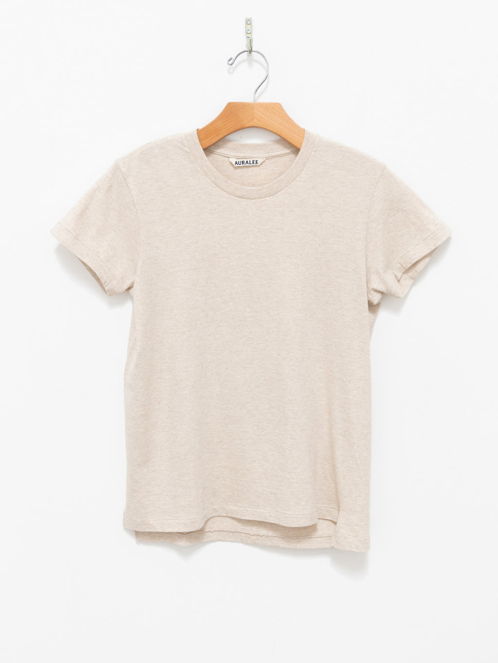 Namu Shop - Auralee Seamless Crewneck Tee - Top Brown