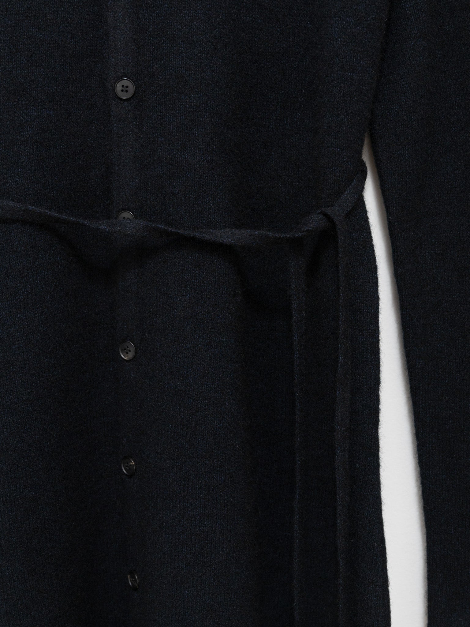 Namu Shop - Auralee Brushed Raschel Mole Knit One Piece - Black