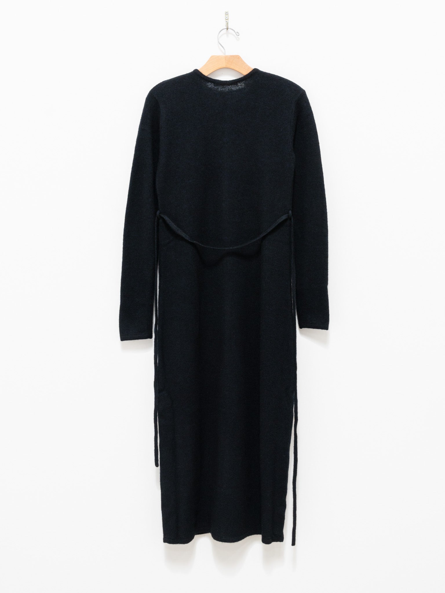 Namu Shop - Auralee Brushed Raschel Mole Knit One Piece - Black