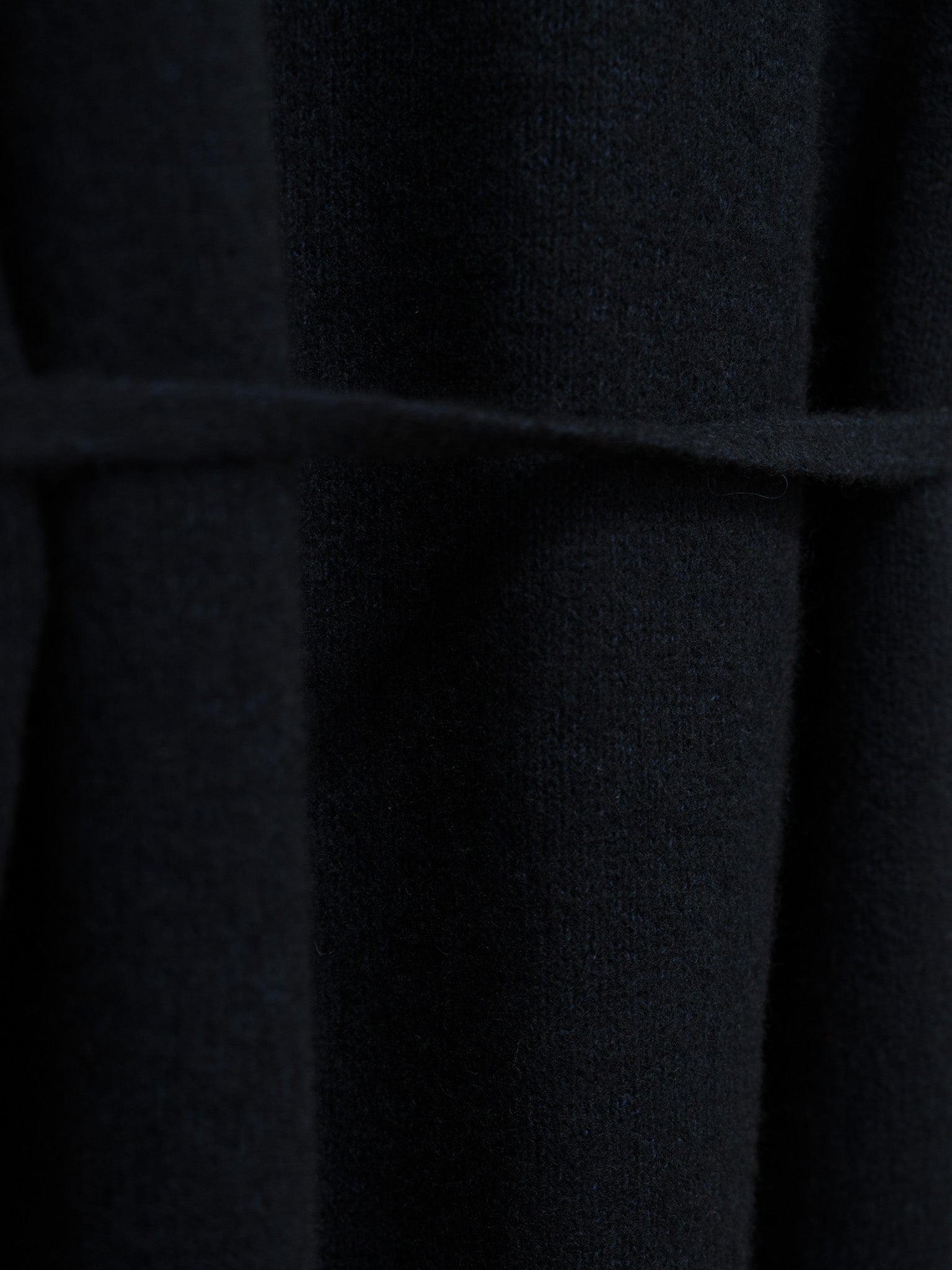 Namu Shop - Auralee Brushed Raschel Mole Knit One Piece - Black