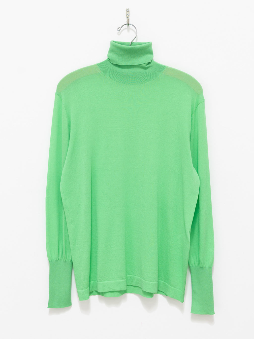 Namu Shop - Studio Nicholson Nilo Fine Crepe Cotton Turtleneck Tee - Apple