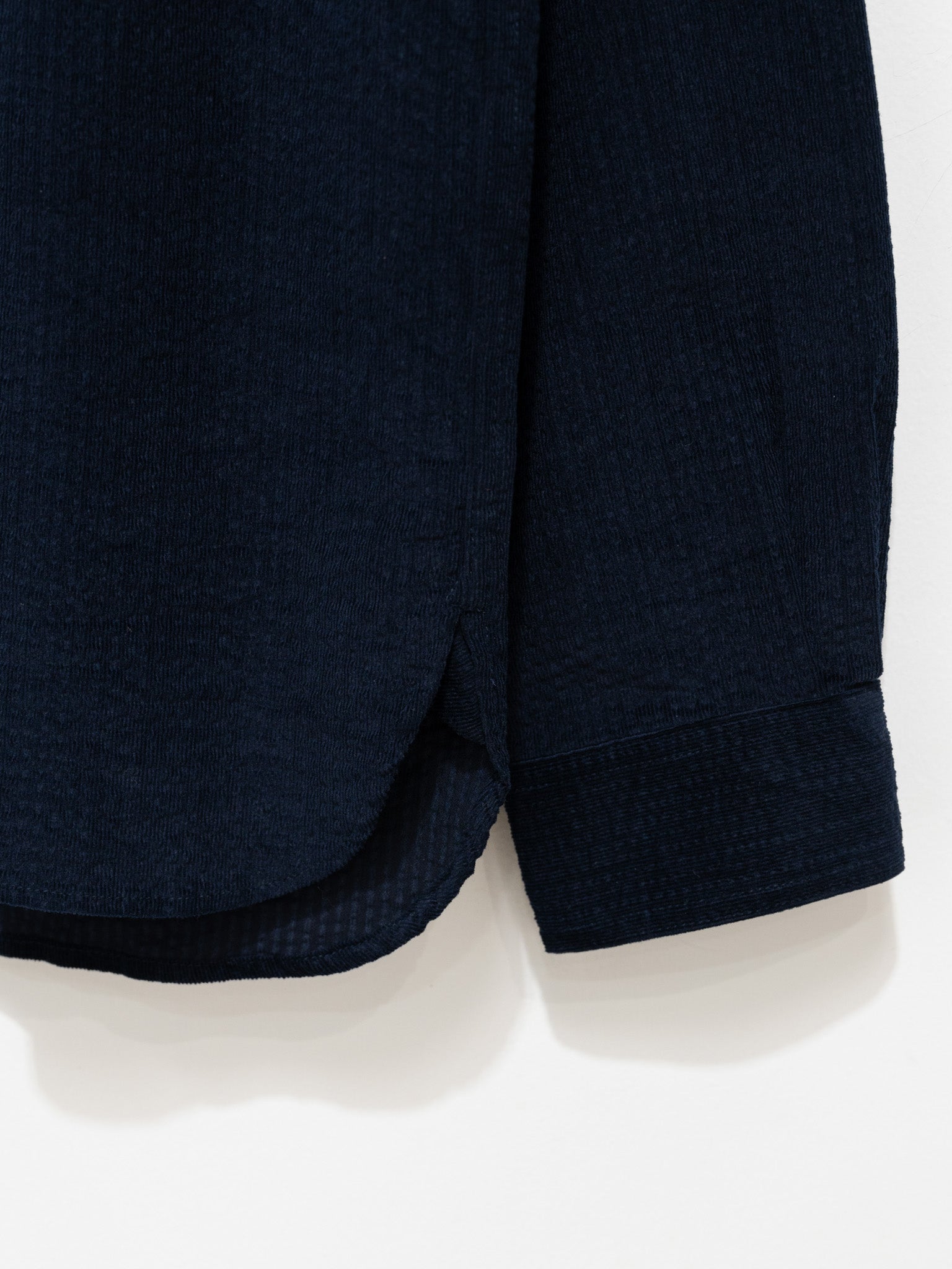 Namu Shop - ts(s) Cotton Ripple Corduroy Work Shirt - Navy