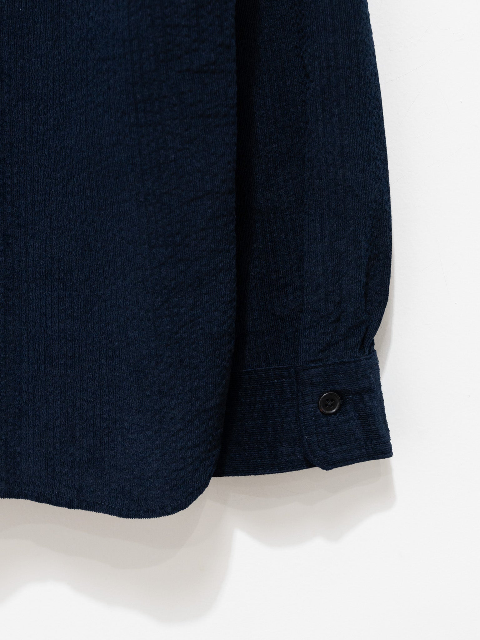 Namu Shop - ts(s) Cotton Ripple Corduroy Work Shirt - Navy