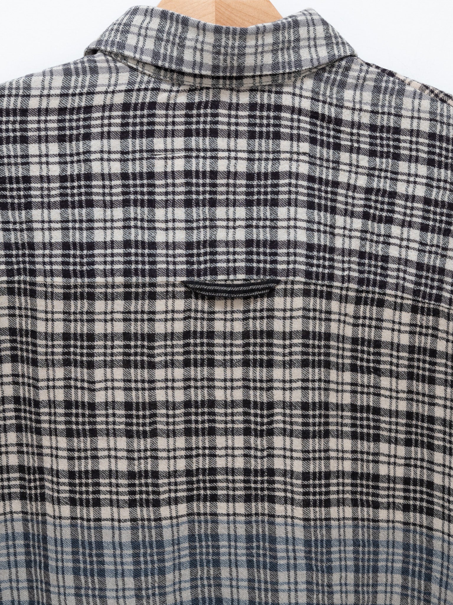 Namu Shop - Toogood The Trawlerman Shirt - Soft Wool Check Granite
