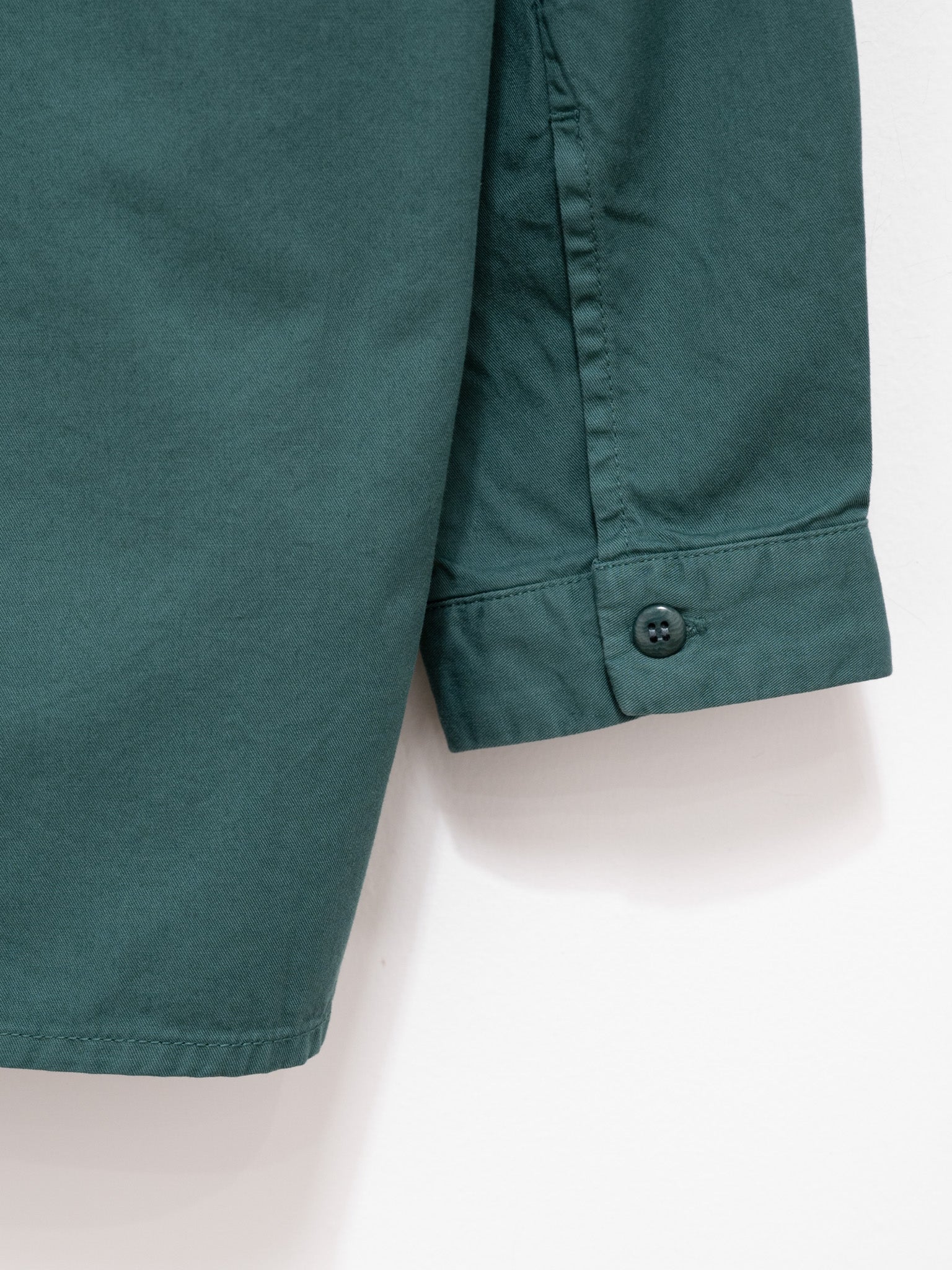 Namu Shop - Toogood The Draughtsman Shirt - Cotton Twill Viridian
