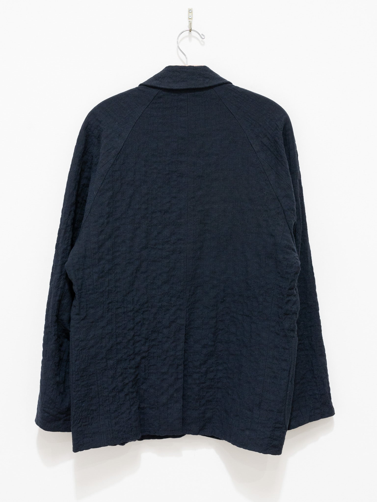 Namu Shop - Document Wool Cotton Raglan Jacket - Navy