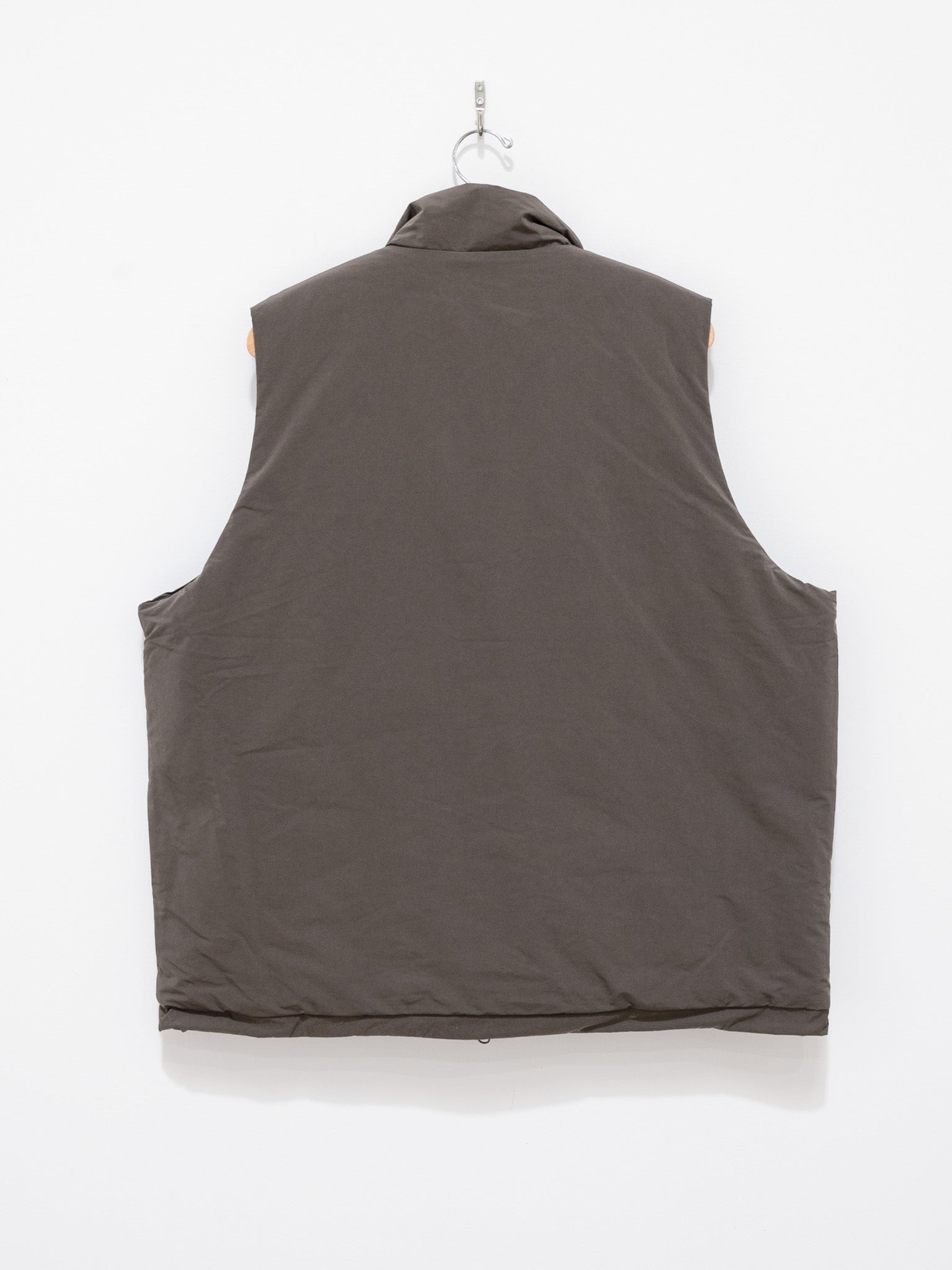 Namu Shop - Kaptain Sunshine P/N Suede Padding Over Vest - Black Olive