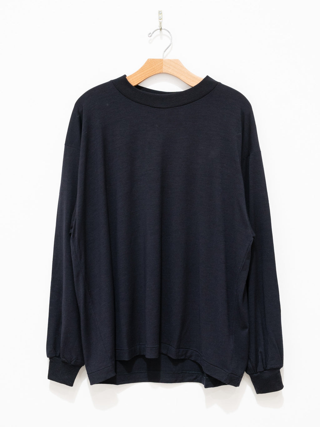 Namu Shop - Kaptain Sunshine Super Soft Washable Merino Tenjiku L/S Tee - Navy