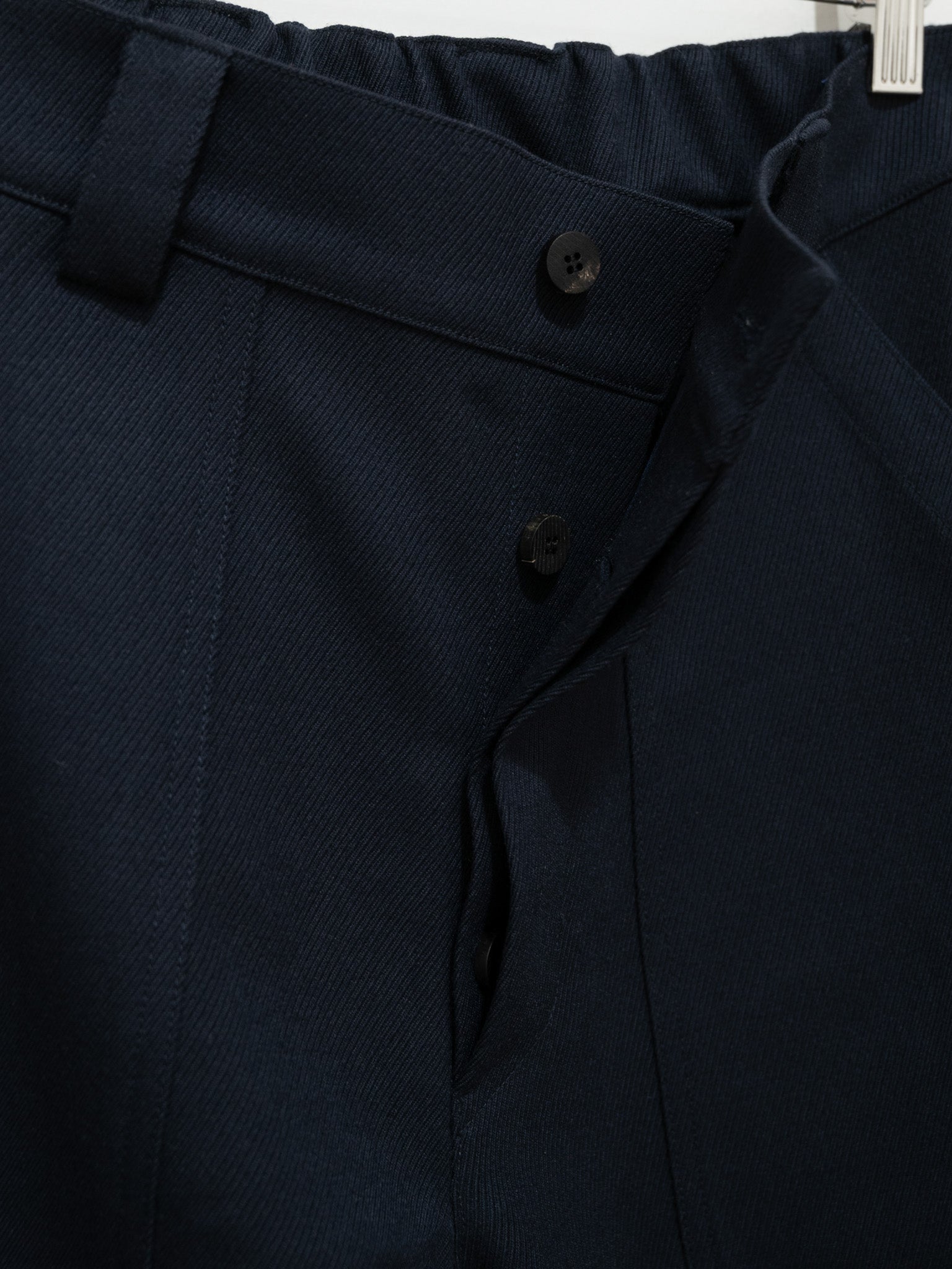 Namu Shop - Document English Cavalry Twill Layer Trousers - Dark Navy