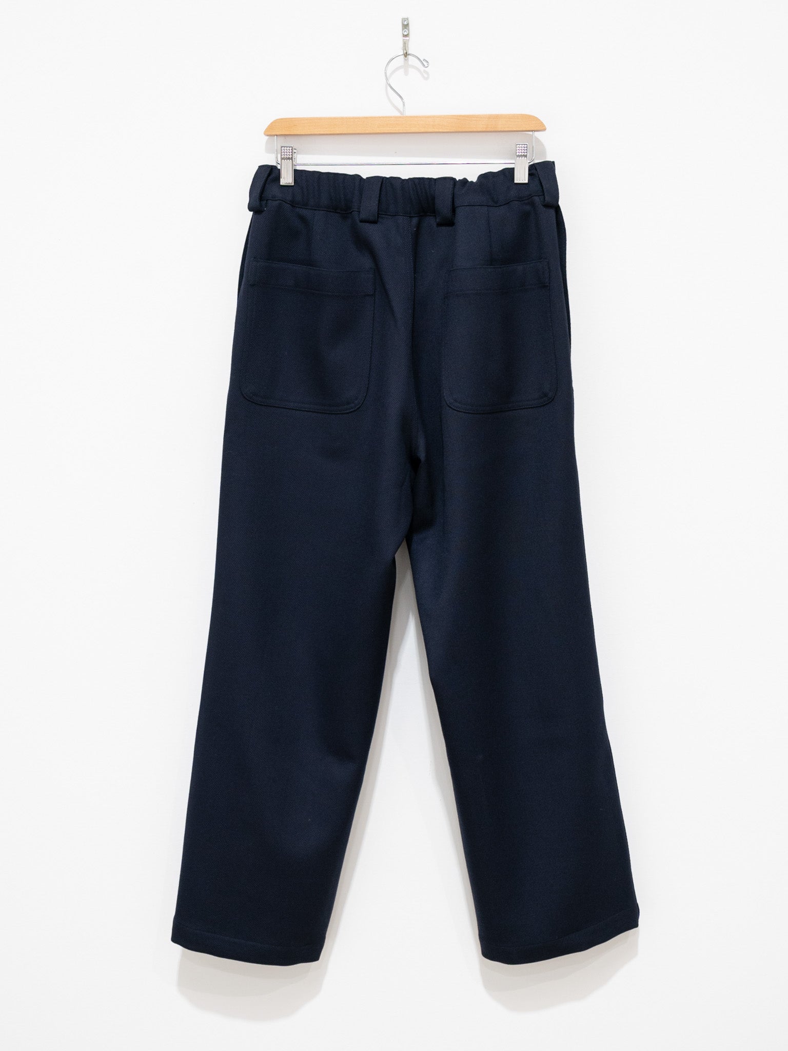 Namu Shop - Document English Cavalry Twill Layer Trousers - Dark Navy