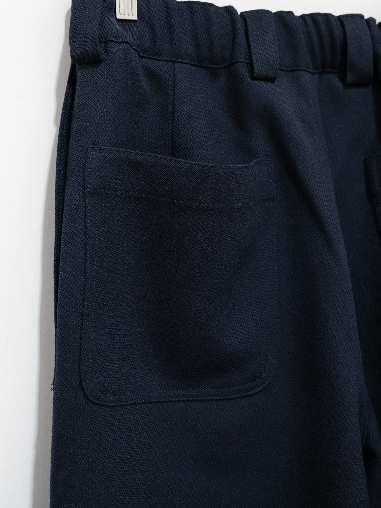 Namu Shop - Document English Cavalry Twill Layer Trousers - Dark Navy