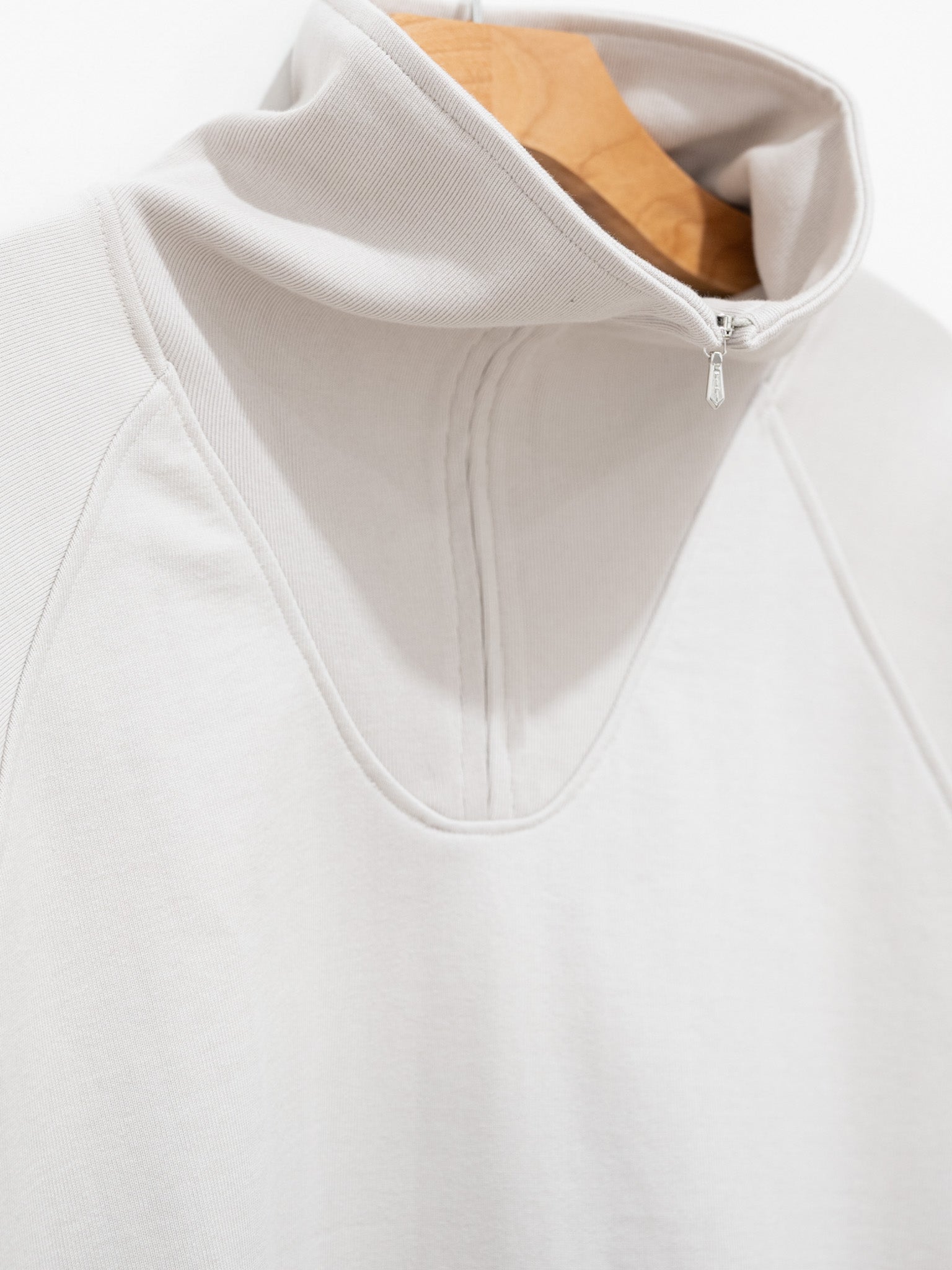 Namu Shop - Kaptain Sunshine Sea Island Cotton Halfzip Pullover - Graphite