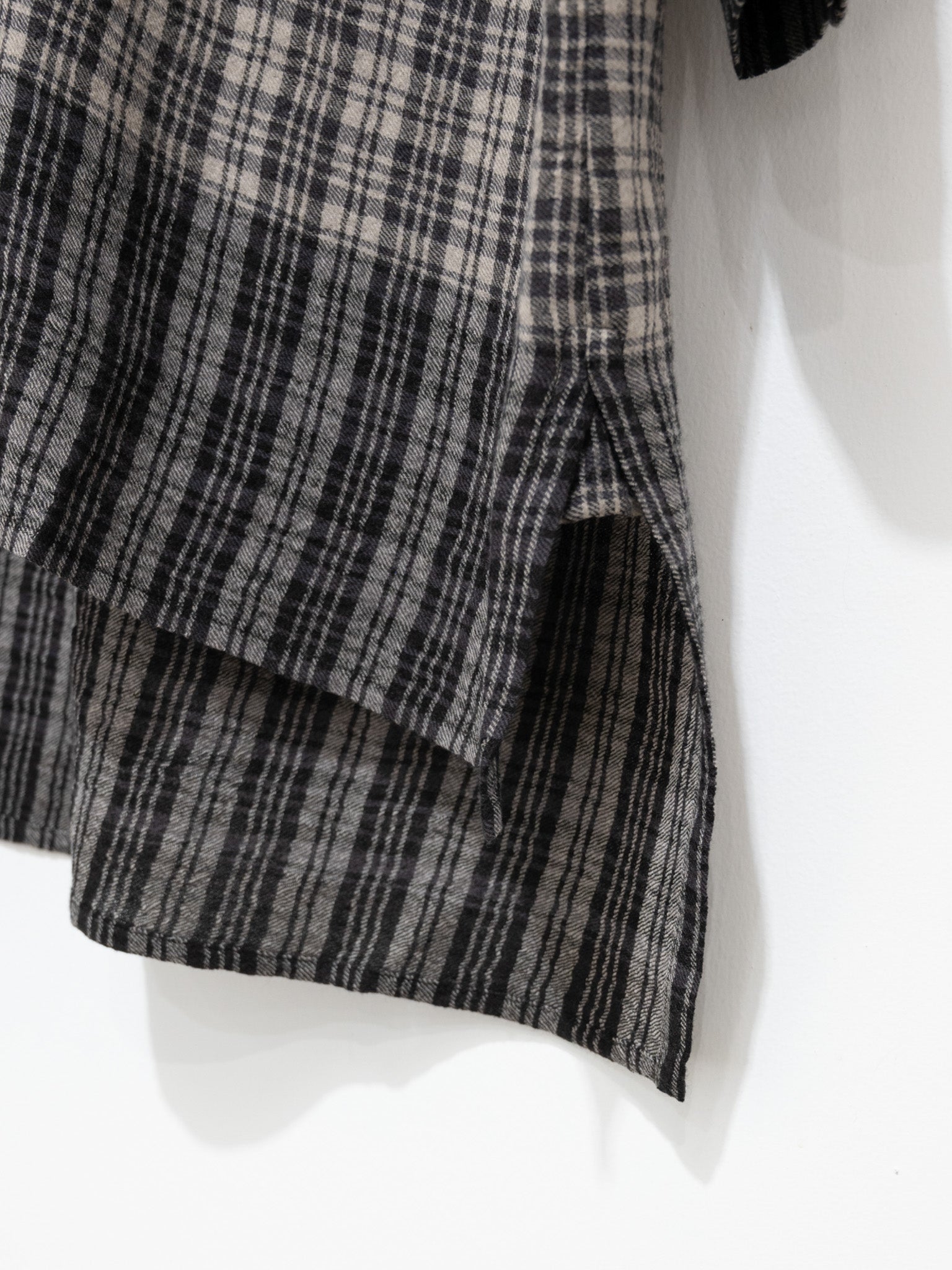 Namu Shop - Toogood The Trawlerman Shirt - Soft Wool Check Granite
