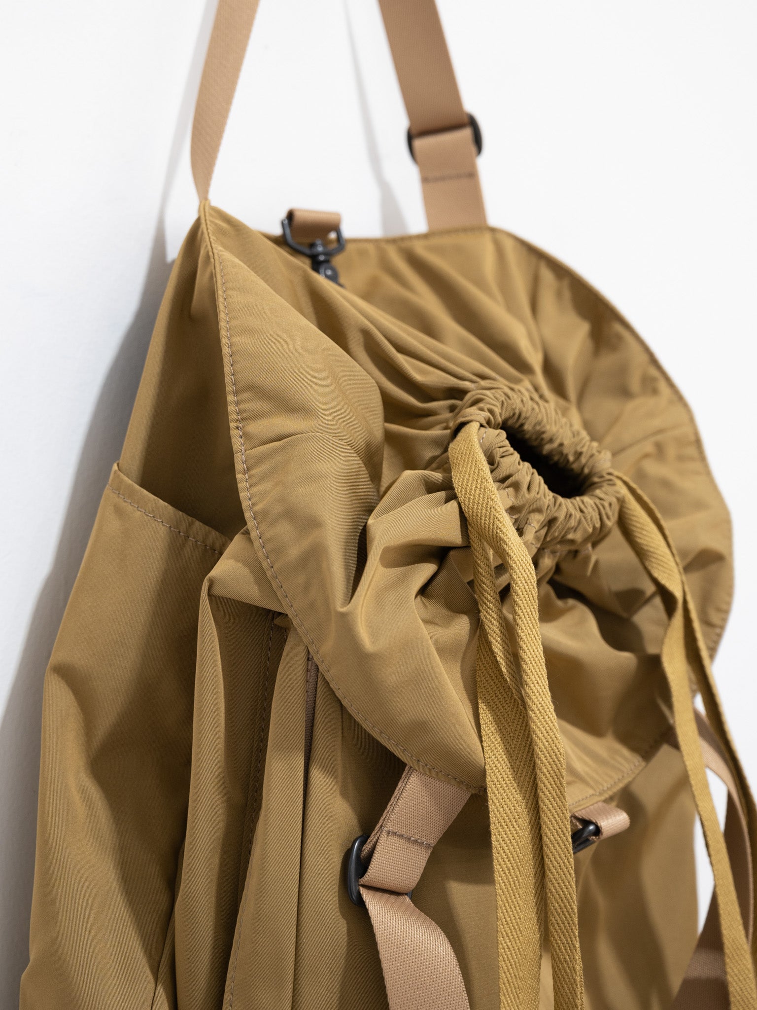Namu Shop - Amiacalva Gabardine Two-Way Backpack - Beige