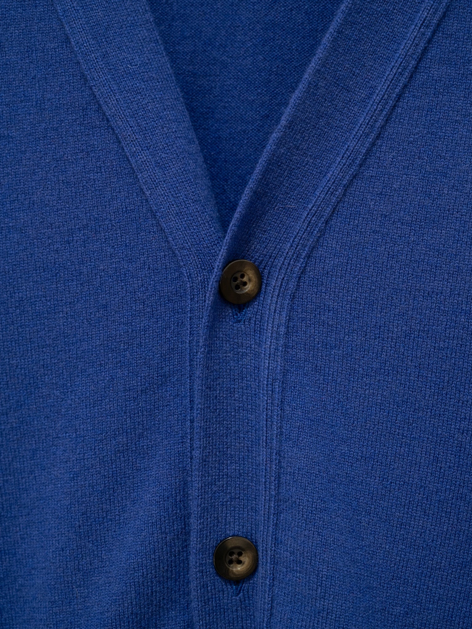Namu Shop - Fujito Wool Cashmere Knit Cardigan - Royal Blue